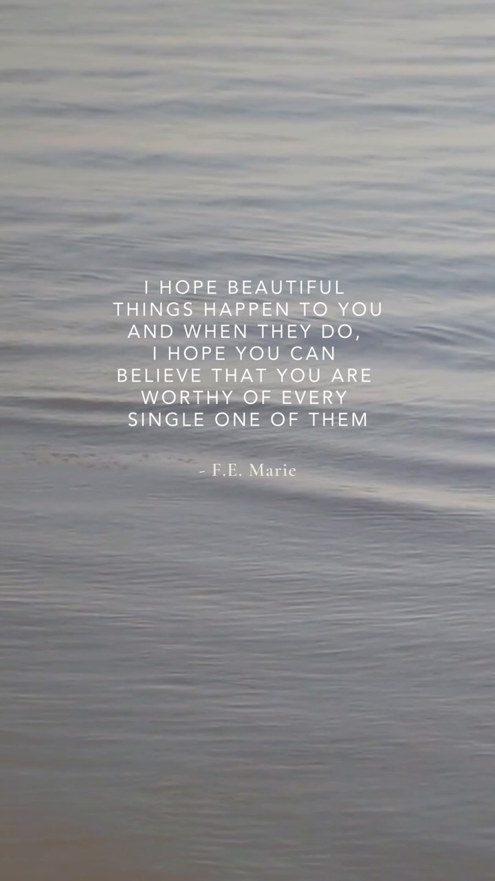 Embrace each beautiful moment, Liefstes 🌊🌊
Lean into the knowledge and acceptance of the fact that you’re worthy of all the goodness that comes your way.
Let yourself believe in the magic you deserve.
#Lyftaal #MotivationalQuotes #MotivationalSayings #HappyNews #OptimisticQuotes