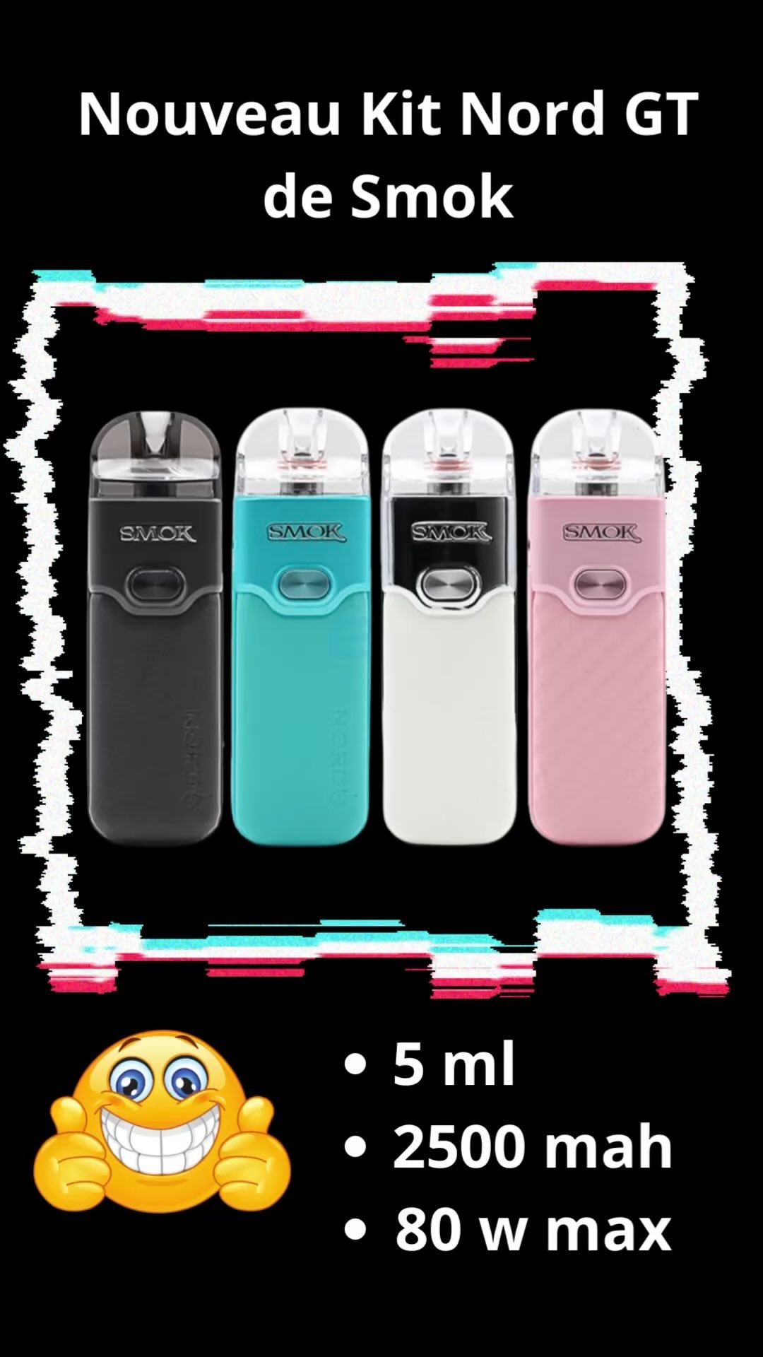 À découvrir !
Kit Nord Gt de chez Smok.
Simple, efficace et en plus très très beau 🥰
#smok #kit #puissance #simple #lorient #hennebont #vapoway