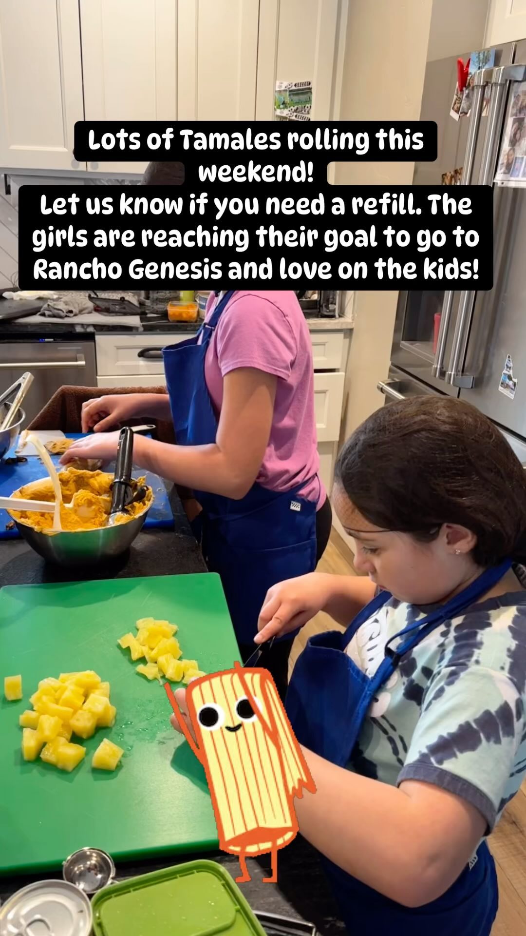 Mission trip to Rancho Genesis is reaching their goals! @tamales_on_a_mission #lovenlightinc #gointoalltheworld #tamales #homecooking