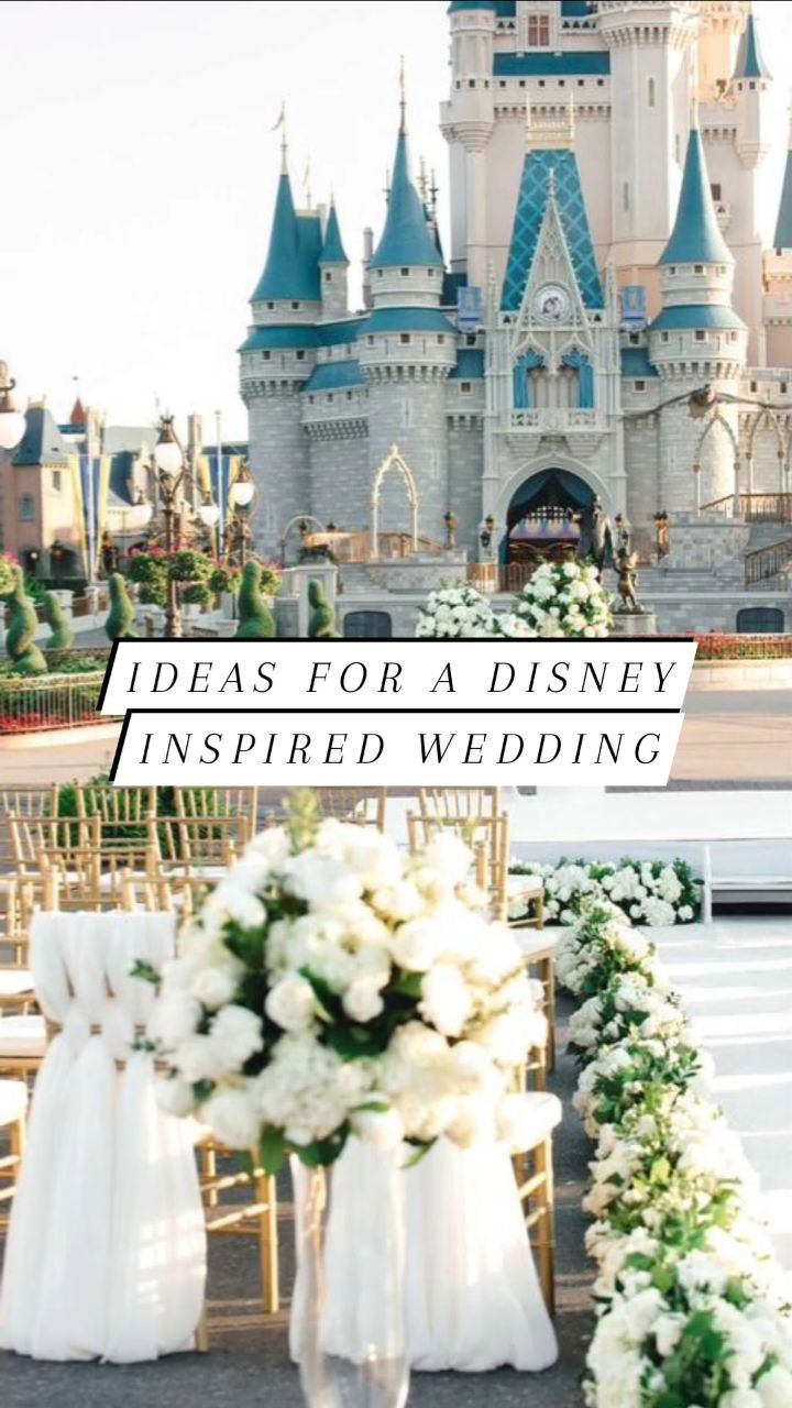 Ideas for a Disney Inspired wedding 💍🏰
Looking for ways to add a touch of magic to your happily ever after? We've gathered up some ideas, from cake decorations, centrepieces, magic mirrors and more.