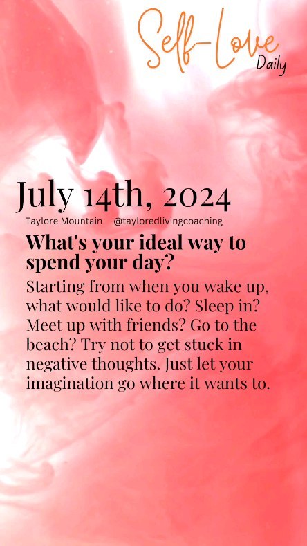 "Transform your day with a dose of self-love! Take a moment for yourself and watch your world light up. 🌟 #Empowerment #SelfLoveDaily #tayloredlivingcoaching
#emotionalwellbeing