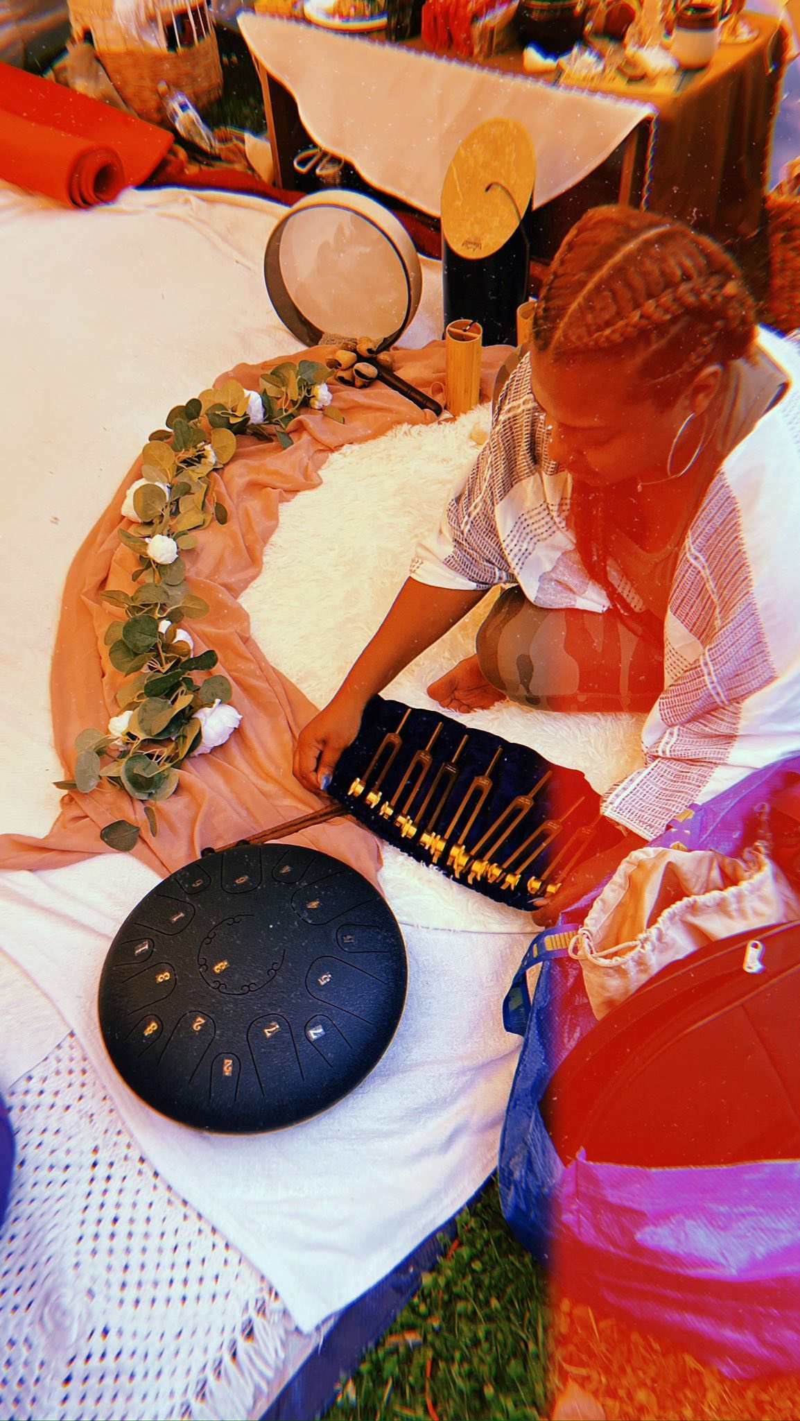 we are human + spirit.
when we came earthside
we were granted
the opportunity
of integrating
these parts of ourselves.
what a gift.
to experience
such a sacred union.
to be able to engage
in such a sacred dance.
we don’t get brownie points for neglecting
our human to pursue spiritual matters or “godly” things.
grace is knowing
that perfection isn’t required
of our human.
wisdom is knowing
we can do more
and go further
when we take care
of this human vessel.
mind. body. heart.
community is key.
sustainability is key.
the greatest ebo (sacrifice)
often occurs
when we are tending to
our physical, emotional
and mental health.
this, too, is spiritual work.
this, too, is how
we honor
and commune
with god,
our ancestors,
our guides,
the orisha,
each other, etc.
praise be to god
that lives
in you and me,
as you and me.
as above, so below.
as within in, so without.
as the universe, so the soul.
- - - - -
infinitely grateful to my soul sister + friend, @hauzofsoul, for your presence in my life + the invitation to participate in such a beautiful (re)treat. light + gratitude to our egun + the orisha for gifting us with one another. maferefun oya for the crown she has placed on your head.
grateful to mi hermana del alma, @vivianarouco.art, for your og wisdom + sisterhood + love.
grateful to our fellow projector sisters, @simplythevessel + @yourenlightenedsoul_ , for being key elements to the magic + beauty we created in gathering + resting together.
- - - - -
see the link in our bio for offerings + ways to connect. ✨