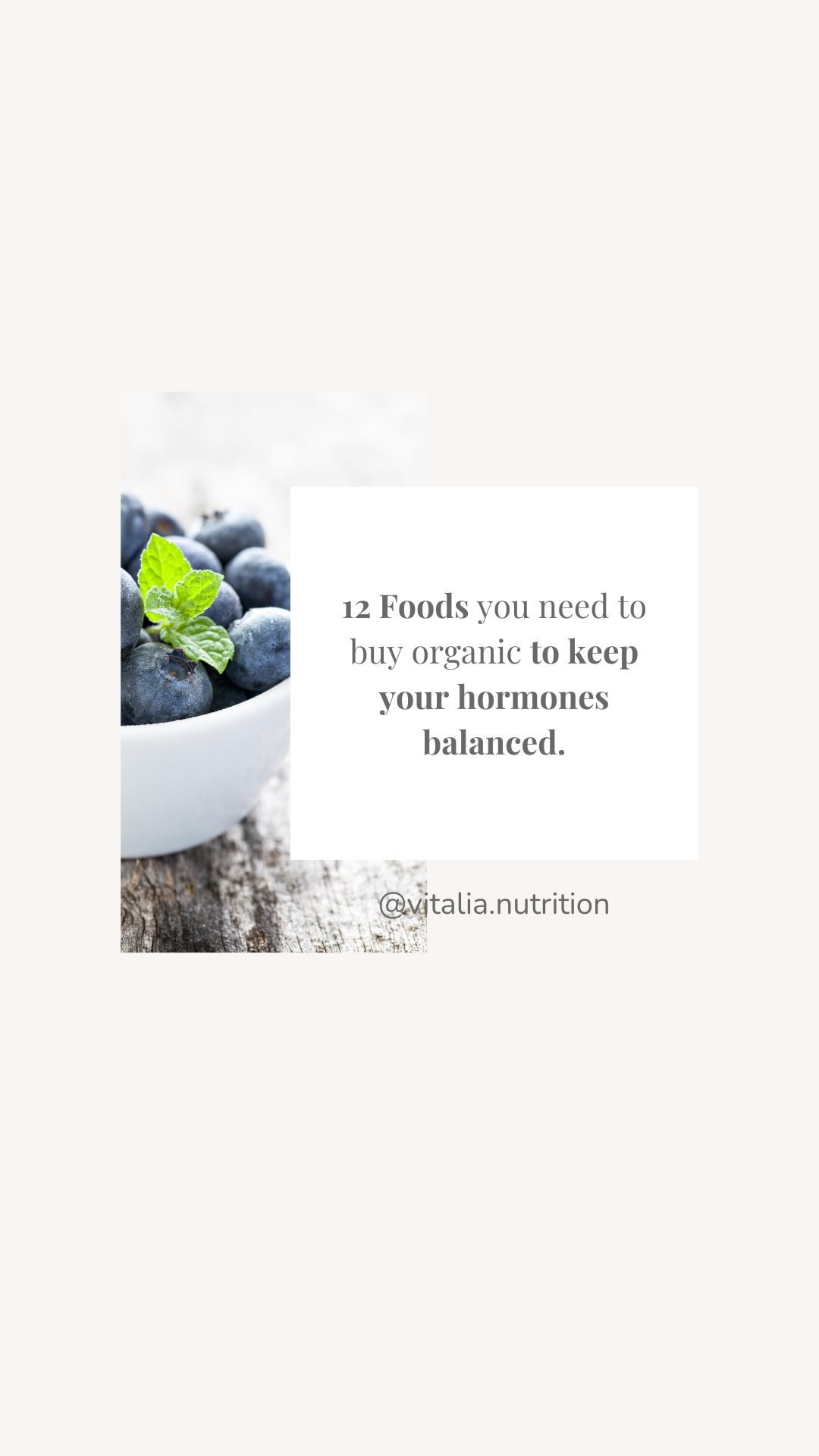 12 foods 🫐 you need to buy organic to balance your hormones, boost fertility, improve period health, reduce PMS and mood swings.
Plus 15 foods that are safe to buy organic!✅✅
#hormonebalance #cyclesyncing #hormones #hormonehealth #pmsrelief #dirtydozen #healthyfoods #momlife #momblogger