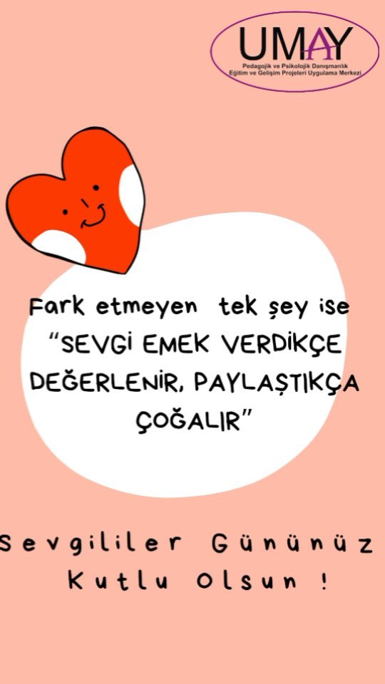 Sevgililer Gününüz Kutlu Olsun ♥️
#psikolog #pedagog #maltepepsikolog #maltepepedagog #çocukpsikolojisi #çocukgelişimi #ruhsağlığı #annebabaçocuk #ailedanışmanlığı #ebeveyndanismanlik #çiftterapisi #yetişkinterapi #terapist #sevgililergünü #sevgi