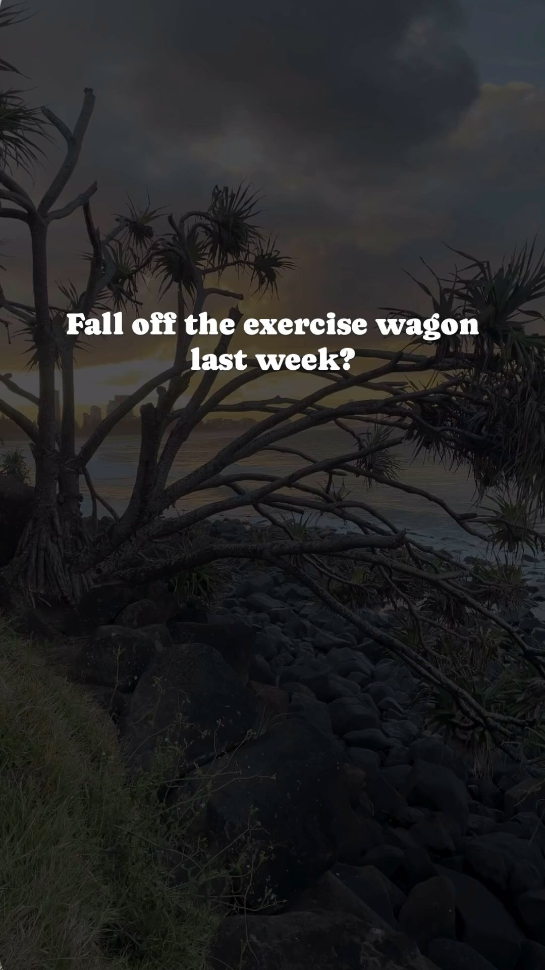 You can’t change what’s happened. So if you didn’t move and exercise as much as you wanted last week. Don’t worry about it. It’s not going to help 🤷♂️
Small incremental steps will get you to where you want to go, and its okay if some of those steps are backwards.
#SeeTheAbility