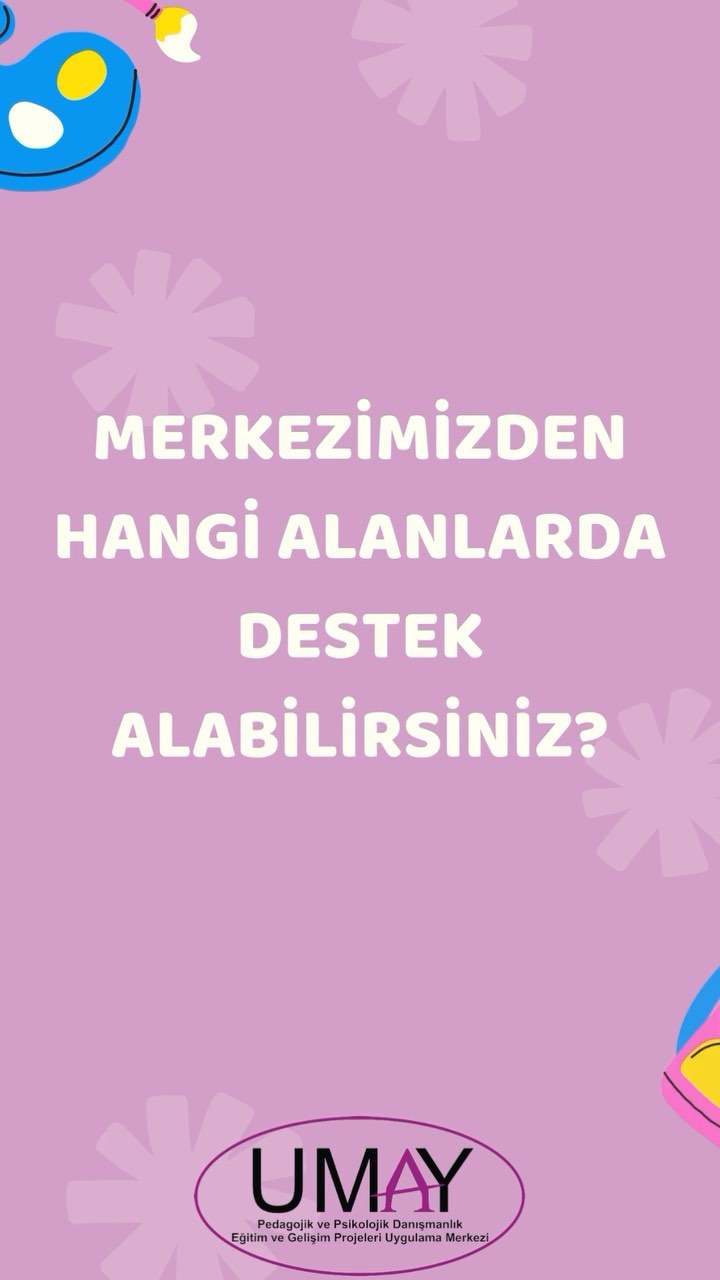 Merkezimizden çocuk, ergen ve yetişkin danışmanlığı kapsamında birçok farklı konu ile ilgili danışmanlık alabilirsiniz📌
Detaylı bilgi için bizimle iletişime geçebilirsiniz:
0554 194 85 00