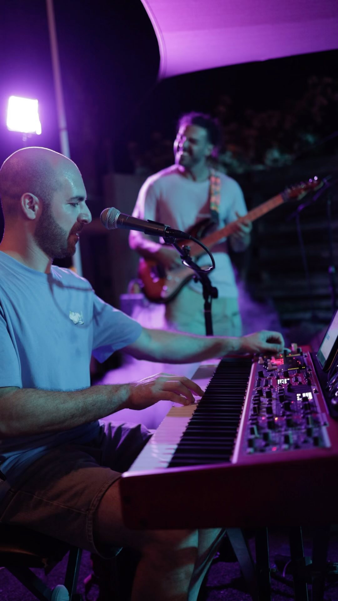 Our very own @genethliounik captured by the amazing videographer and close friend of the band @costas357