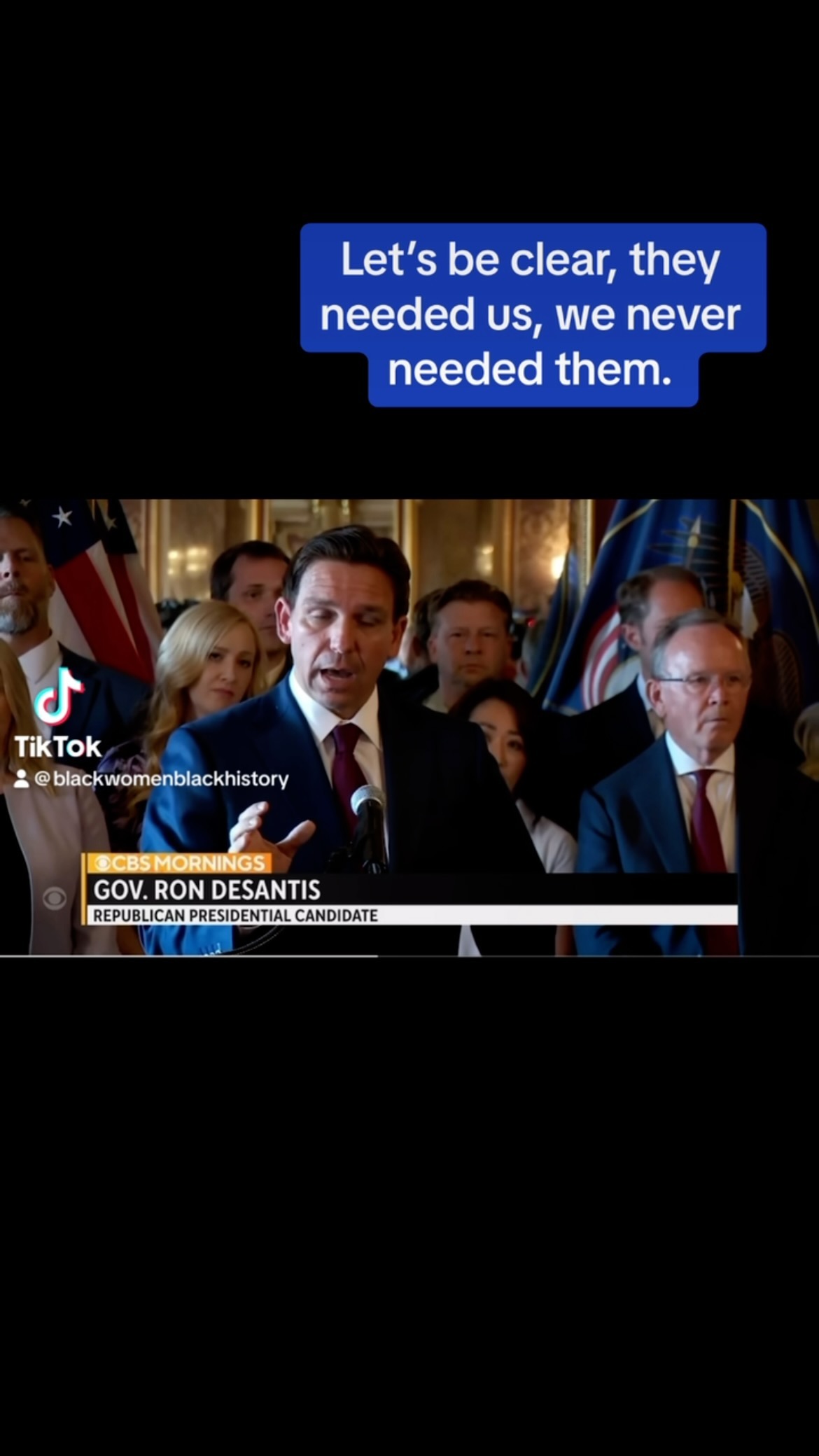 #rondesantis just keeps digging that hole. #blacktiktok #historyteacher #florida #slavery #africa