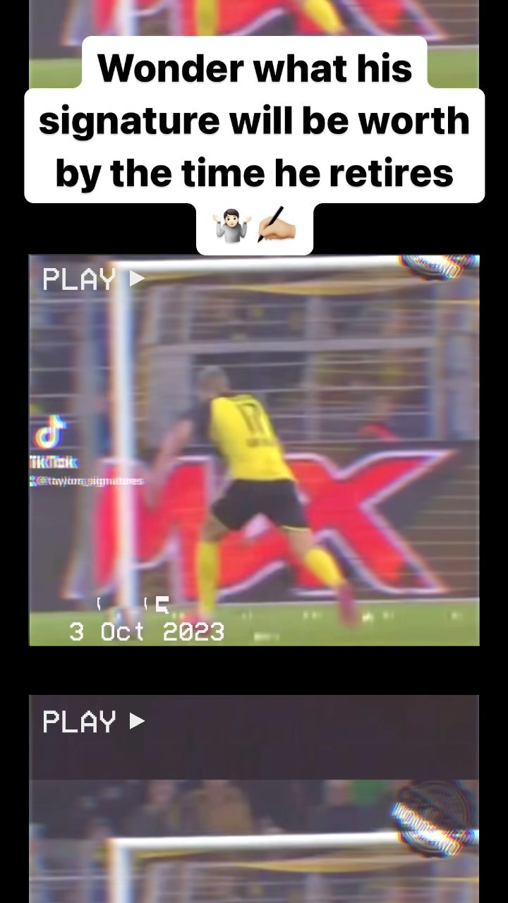 What do you reckon his signature will be worth by the time he retires 🤷🏻✍🏼 #themachine
#haalandedit #haaland #haalandsong #mancity #norway #football