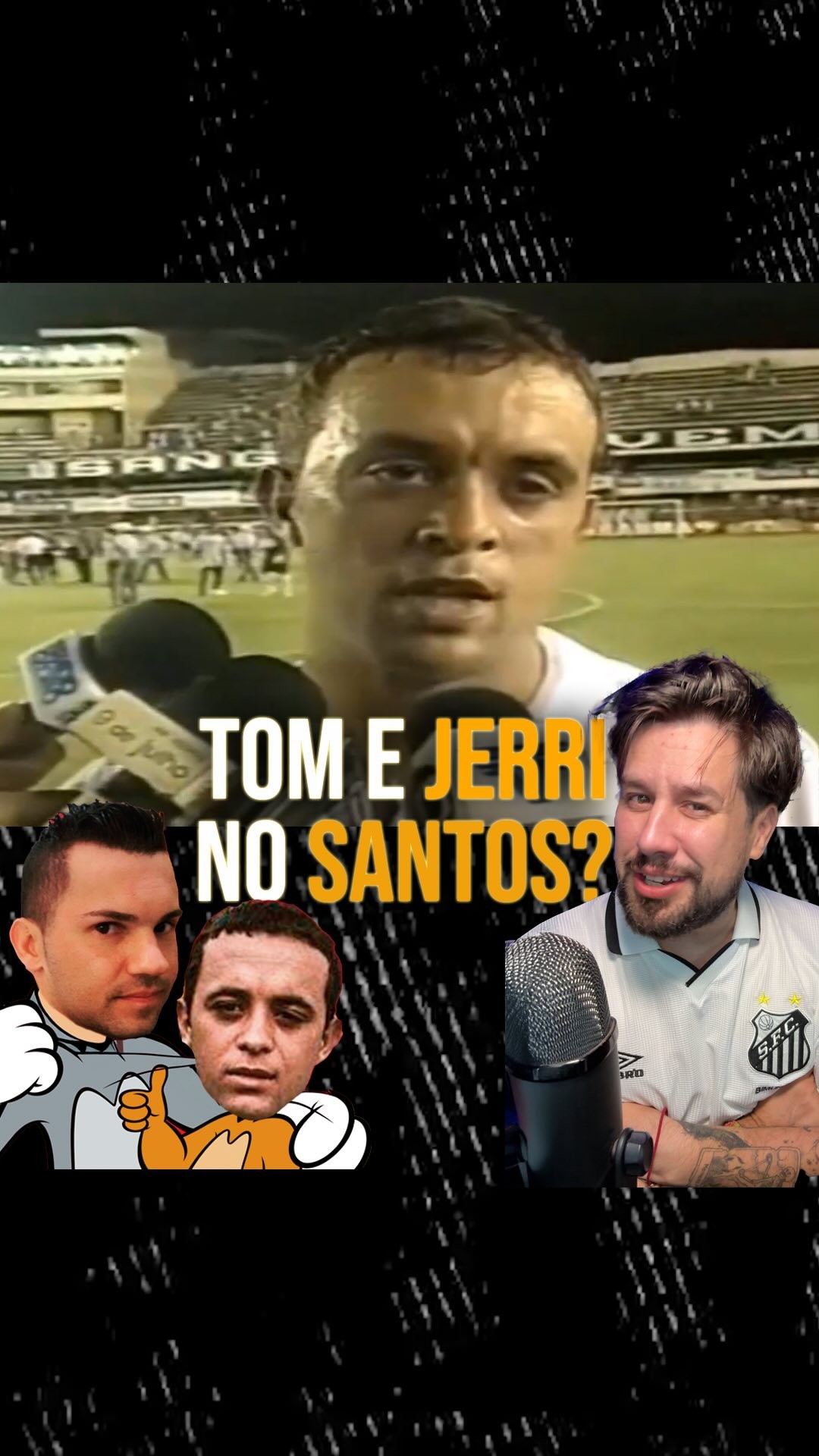 Fui investigar essa história porque sempre pensei que fosse fic. A passagem marcante do Jerri pelo Santos eu lembrava bem, mas essa história da dupla com Tom me parecia estranha. Bom, vejam aí o resultado, e celebrem o bom futebol que o @jerriariel mostrou na Vila, nas poucas oportunidades que teve. @evertonmorenofutebol09. #santos #história #nostalgia #futebol #jerri #tomejerri #nmcev