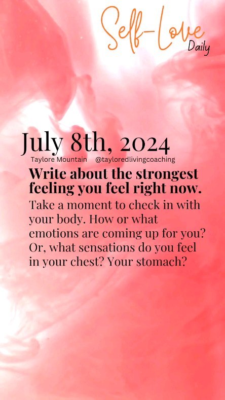 Self-Love Daily. Time to check in with yourself!
#tayloredlivingcoaching #healthyrelationships #emotionalwellbeing #empowerment #griefjourney #emotionalintelligence #personalgrowth #soberjourney #mentalhealth #selflove #selflovedaily
