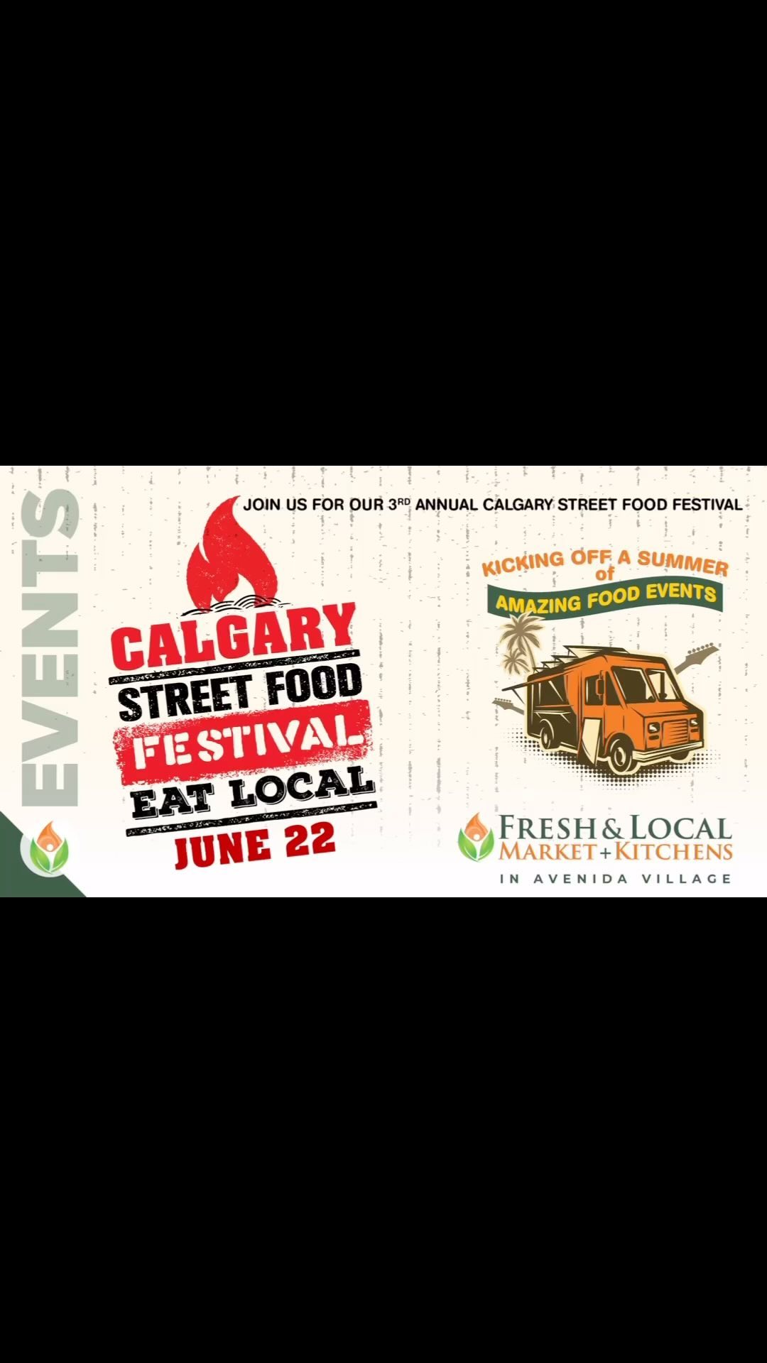 Come join us this Saturday for a street food frenzy! So many amazing places to eat at the #freshandlocalmarketandkitchens Then stop in for a #boozy #icecream to satisfy your taste buds! #yyc #greatfood