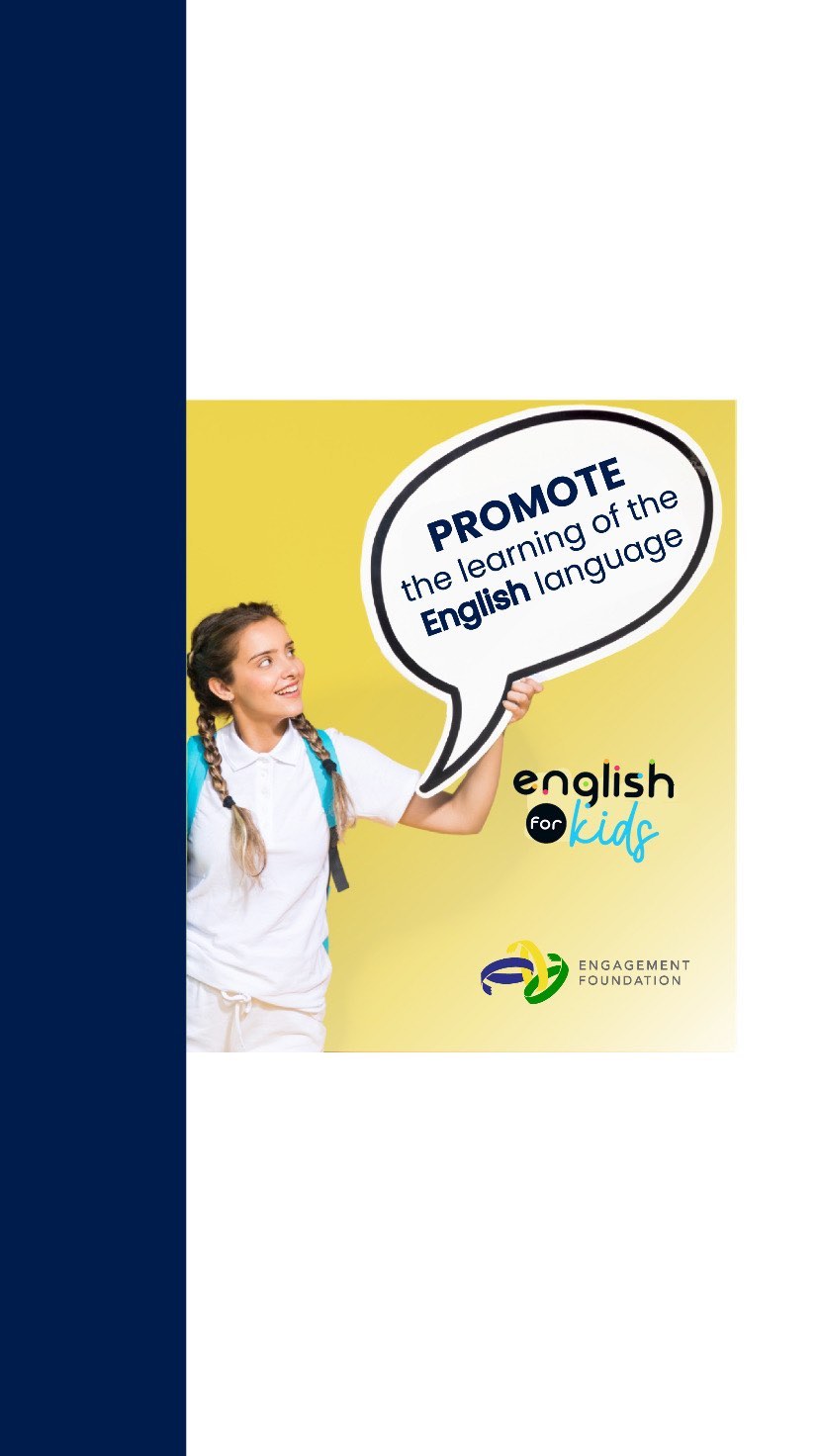 Listen to an English for Kids’ powerful testimony. 💪✨
We are very proud of all the achievements of our participants that motivate us to continue working on our goals
If you want to contribute to this work and promote the learning of the English language through our English for Kids Program, join our Solidarity Thermometer Campaign.
Just visit www.engagementfound.org/donate (Link in Bio) and make your donation.
Together we can close the year with generosity and participate in transforming lives. 🤝💙
#SolidaryYearEnd #YearEndUnity #SeasonOfSolidarity #EnglishForKids #TransformingLives #EnglishForKids #DonateForEducation.