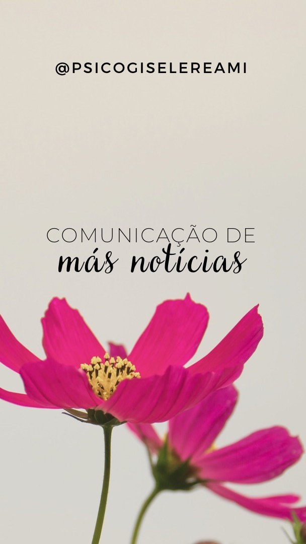 Comunicar uma má notícia é muito difícil, mas se faz necessário. Pode ser desafiador não só para muitos profissionais da saúde, como pra quem ouve também… vamos conversar sobre isso?
#comunicacaodemasnoticias #psicologiadesastres #psicologia #psicologiahospitalar #saudeebemestar #luto