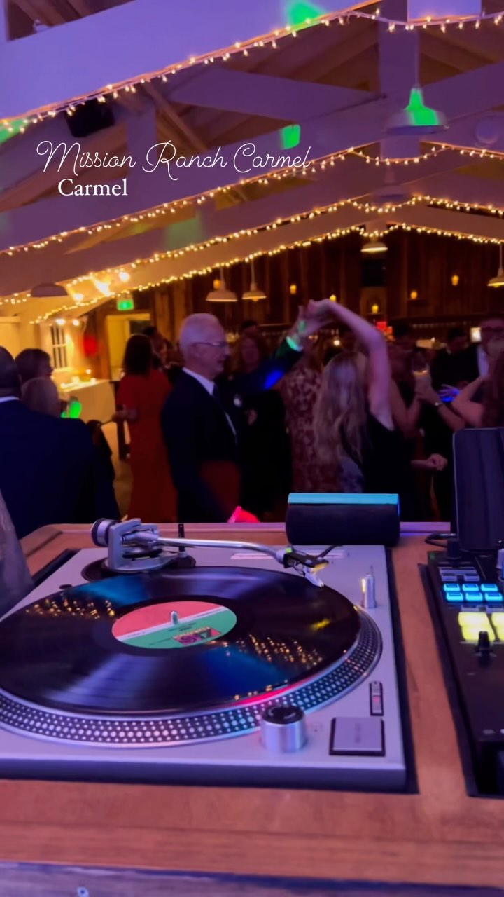Such a gorgeous wedding this past Saturday at @missionranchcarmel
From beginning to end it was so full of love, warmth, and of course a bangin’ soundtrack!
So thankful to have amazing clients who entrust me with the music and vibe, I just LOVE it.