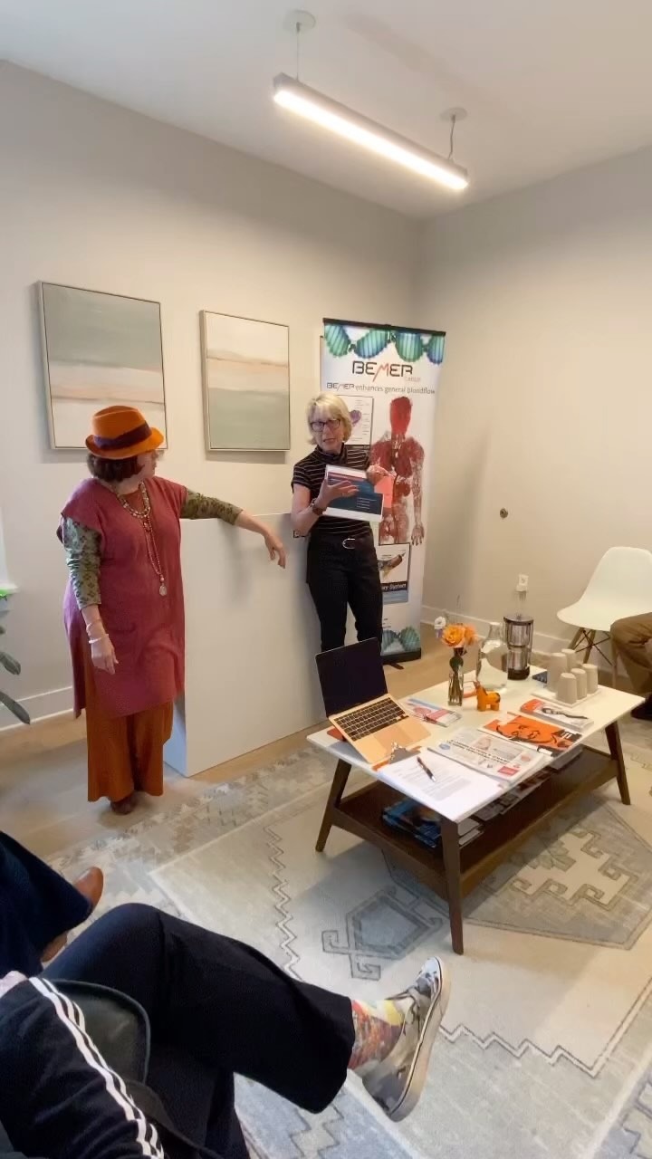 BEMER October event. Come join us on 11/12/23 for our next one @integrativehealingmontclair So much fun and it works!
.
.
.
.
.
#bemer #raiseyourvibration #goodenergy
#functionalwellnesspractitioner #holistichealthcoach
#bodyintuition #mindbodyspirit #nutritionaltherapy #lifestyleeducator #functionalhealthcoach
#foodismedicine #weightmanagement #licensedmassagetherapist #reiki #shiatsu #bodywisdom #essentialoils #youngliving #montclair #aroundmontclair #uptownmontclair #montclairnewjersey #northjersey #newjerseyhealth #essexcounty #newjersey #uppermontclair #montclairnj #bodywisdom #bodywisdombybonnieberke #bonnieberke
Follow👉@bodywisdombybonnieberke