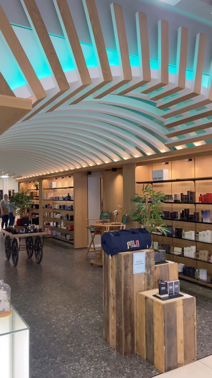 In 2022 we removed the central escalator that used to service ground to 2nd floor, so that each floor could operate independently from each other 👷♀️
Removal was completed in the August of that year and the dedicated team at @kiwidesign.co.uk spent that lovely summer we had working nights for us to dismantle it, and rebuild each section floor so the void could return to floorspace.
In its place on the ground floor is a new retail area for @bobbysbeautyhall ‘s fragrances, designed and installed by @thisismobel
Designer, Paul Bradburn, also the creative behind the Beauty Hall’s other Arcades, made each of the bespoke furniture pieces and fitted its custom lighting for an enhance shopping experience.
It’s incredible to watch the building evolve to create new uses and seeing wonderful new spaces like these emerge 🙌
#bobbysbournemouth #escalators #buildingredesign