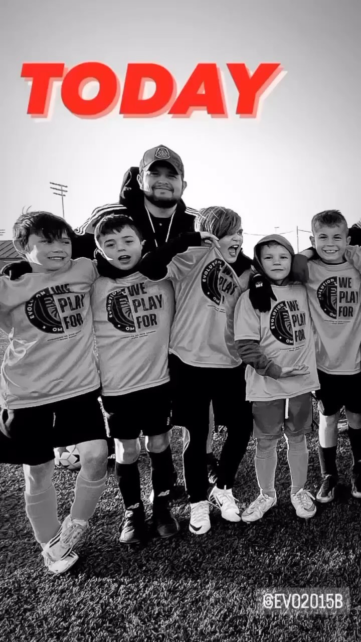 EVO 2015’s honoring Mark at Kicks for a Cure this past weekend. Mark was a loud & proud dad on the EVO sideline. He will be forever missed.
Mark‘s son scored the game winning goal. 🫶🏽
#EVOFam | #noonefightsalone