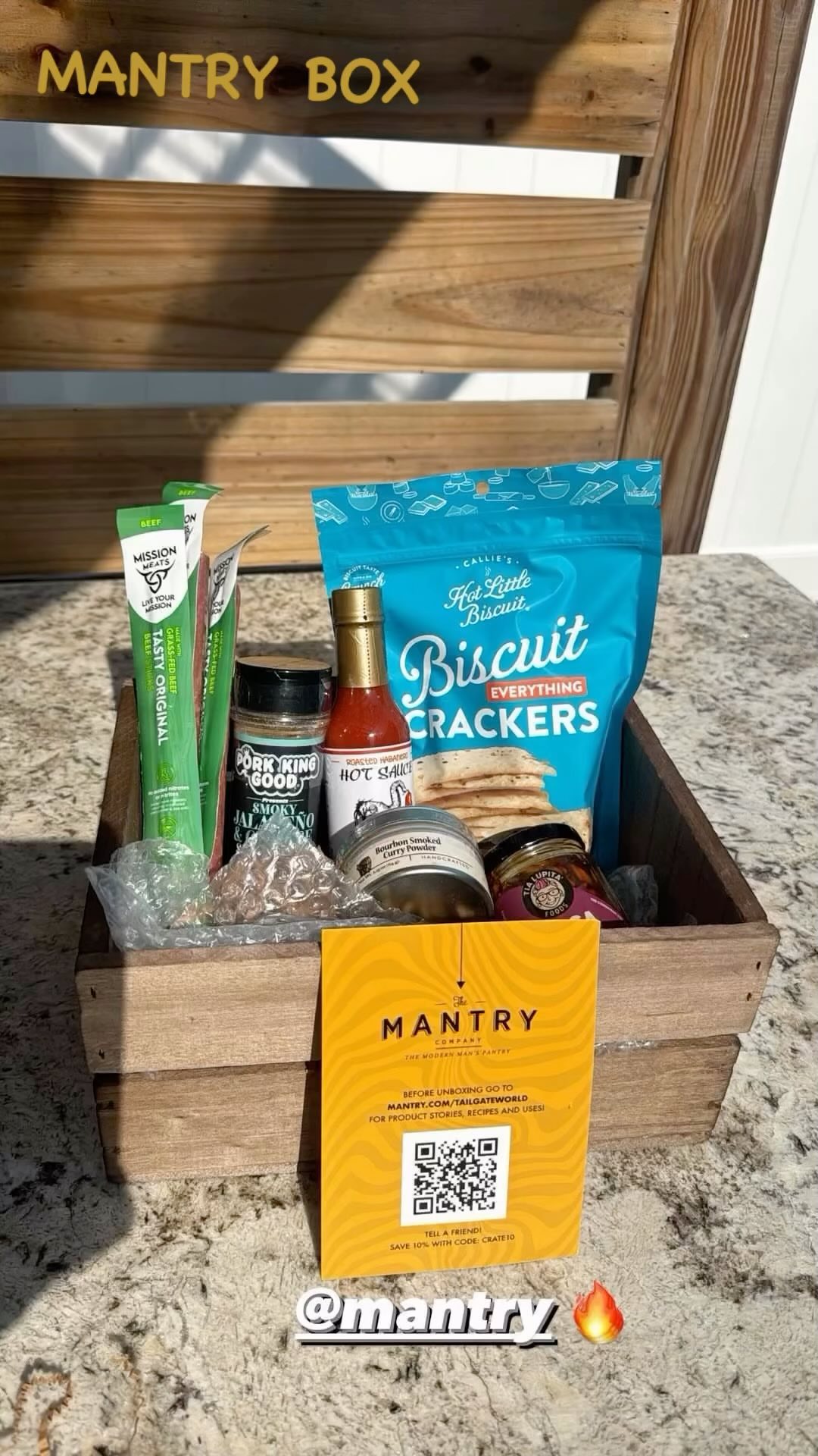 We’ve been so fired up seeing all the love for this @mantry box and our roasted habanero sauce 🌶