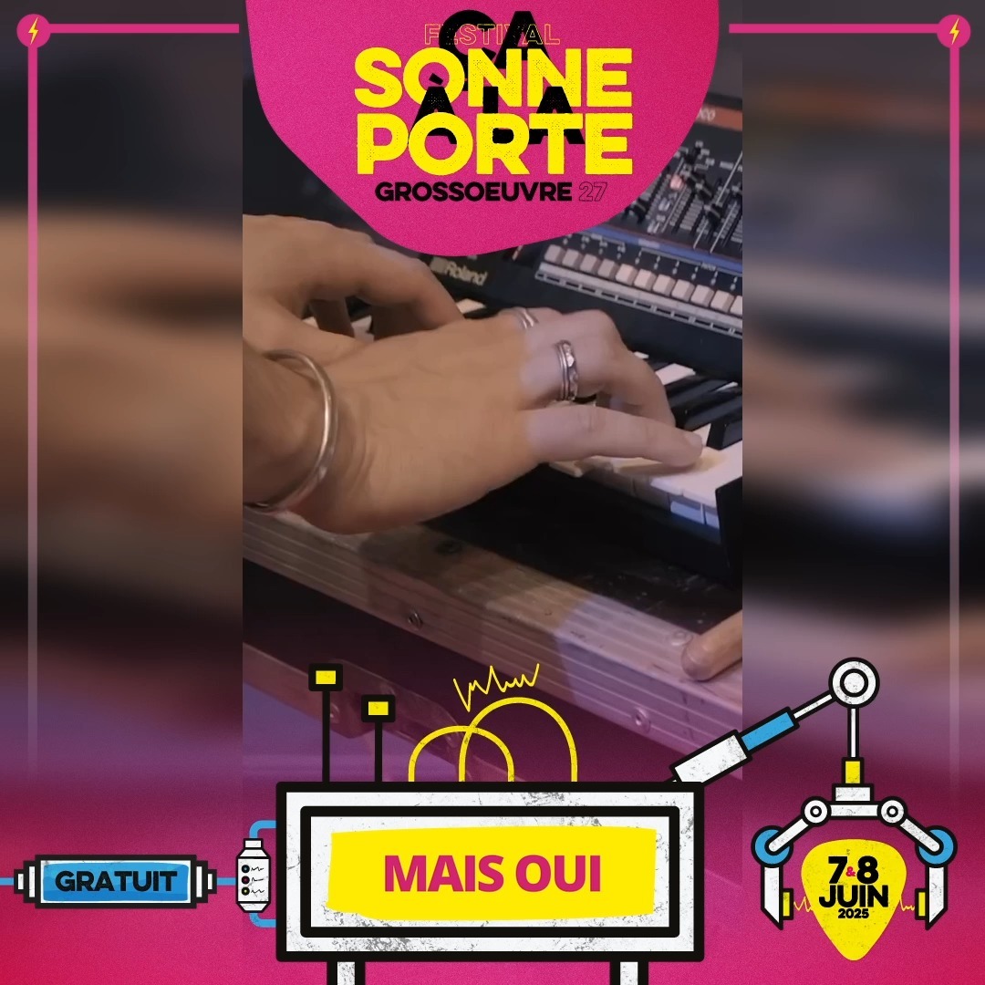 ⚡️🩷 Focus sur @mais.oui.music 🩷⚡️
Mais Oui est un duo Electro-Groove-Hip Hop formé par le rappeur américain Mr. J. Medeiros et le producteur suisse GRAMM. Animés par une volonté d’exploration artistique, ils fusionnent voix et phrasé rap, portés par un électro-groove unique. Leur premier album EGO GO POP navigue entre rap technique, mélodies et phrasé moderne, abordant des thèmes intimes avec poésie. Actuellement en préparation d’un nouvel EP, ils nous entraînent dans un univers captivant, entre grooves irrésistibles et mélodies profonde
☀️ Rdv les 7 & 8 juin 2025 à Grossoeuvre pour la 18è édition du festival GRATUIT !
Évreux Portes de Normandie ⚡️ Département de l'Eure ⚡️ Mairie de Grossoeuvre ⚡️ Ville d'Evreux
#festival #normandie #rock #eure #evreuxnormandie #CSALP
