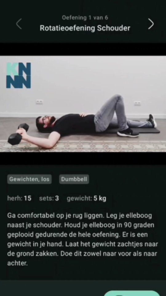 Wist je dat je persoonlijk oefenschema opgevolgd kan worden met een app? Met jouw feedback kunnen er snel veranderingen aan je schema gemaakt worden zonder dat je ervoor moet langskomen. Zo is het makkelijker om thuis te revalideren. Stuur me een bericht als je er meer over wilt weten.#kinesistkunnen #online