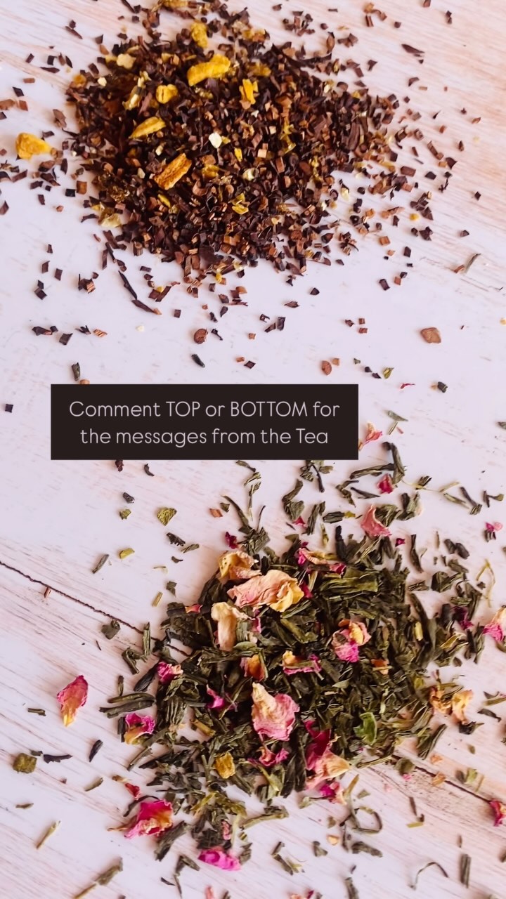 Which Tea are you drawn to this week? Don’t over think it.
Comment TOP or BOTTOM for the message the Tea has for you to help you navigate the energy of the Week.
#teaoftheweek #lovetea #tea #spiritualitea #melbourne #chakratea #ritualtea #naturopath #teainfusedwithhealingenergy #herbaltea #greentea #teawithintention