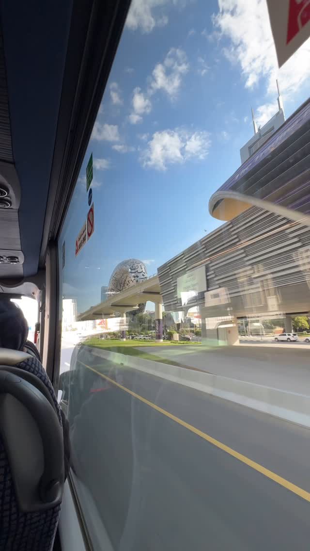 One of the surprising perks of getting older is discovering joy in the simplest things—like an early morning bus ride from Abu Dhabi to Sharjah. There’s something so calming about the quiet streets, the gentle rhythm of the road, and the rare chance to just sit back and let your thoughts wander. No rush, no chaos—just a peaceful little escape before the day begins. #qingtravels