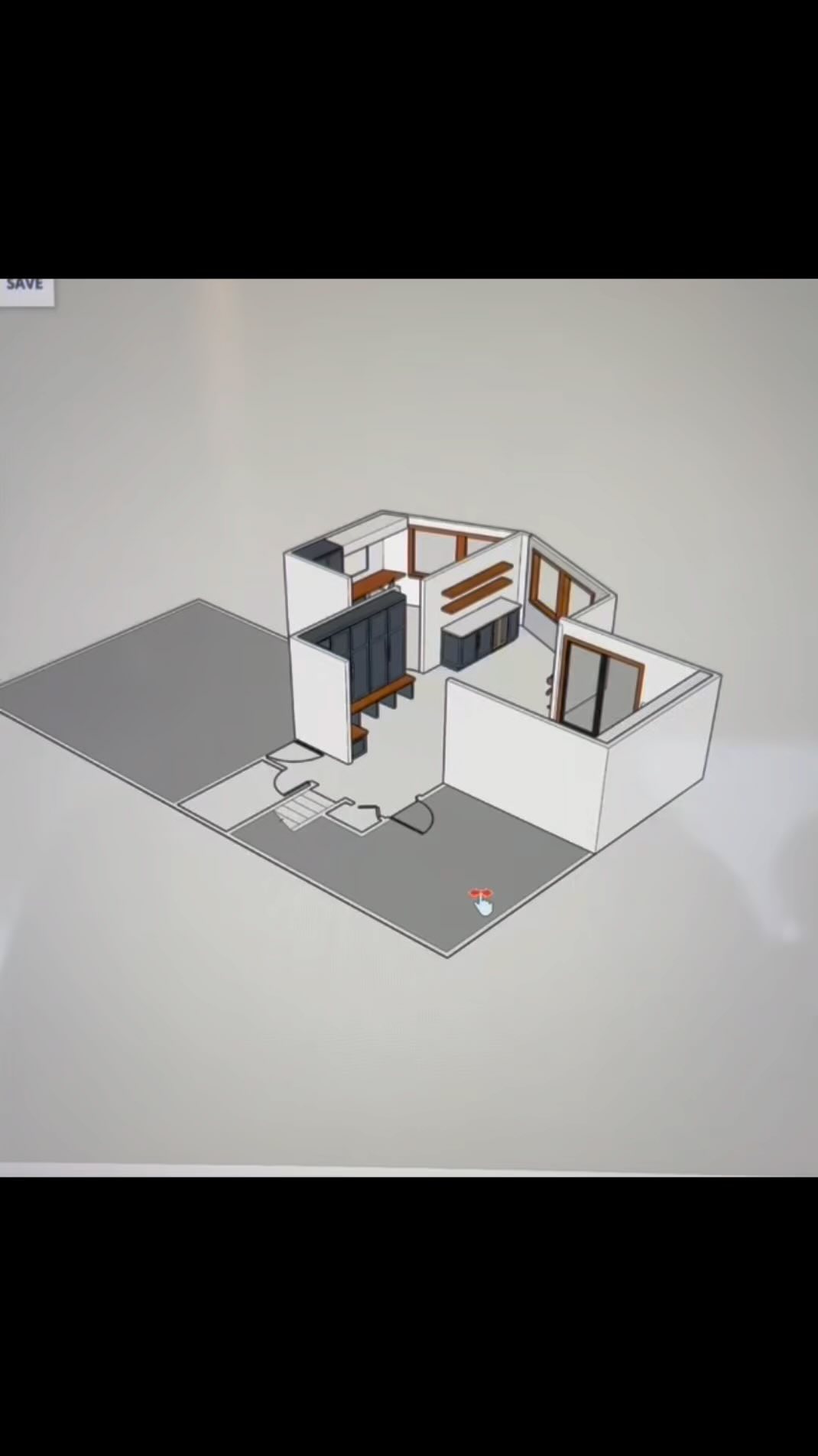 Working on a 3D sketch model to help our clients visualize and get excited about all of the possibilities for their basement remodel! Sketch models like these are a great tool to help generate ideas, identify design challenges and have more valuable discussions with our clients about their needs and wants. #designdevelopment #interiordesigner #basementremodel #alaskainteriordesign