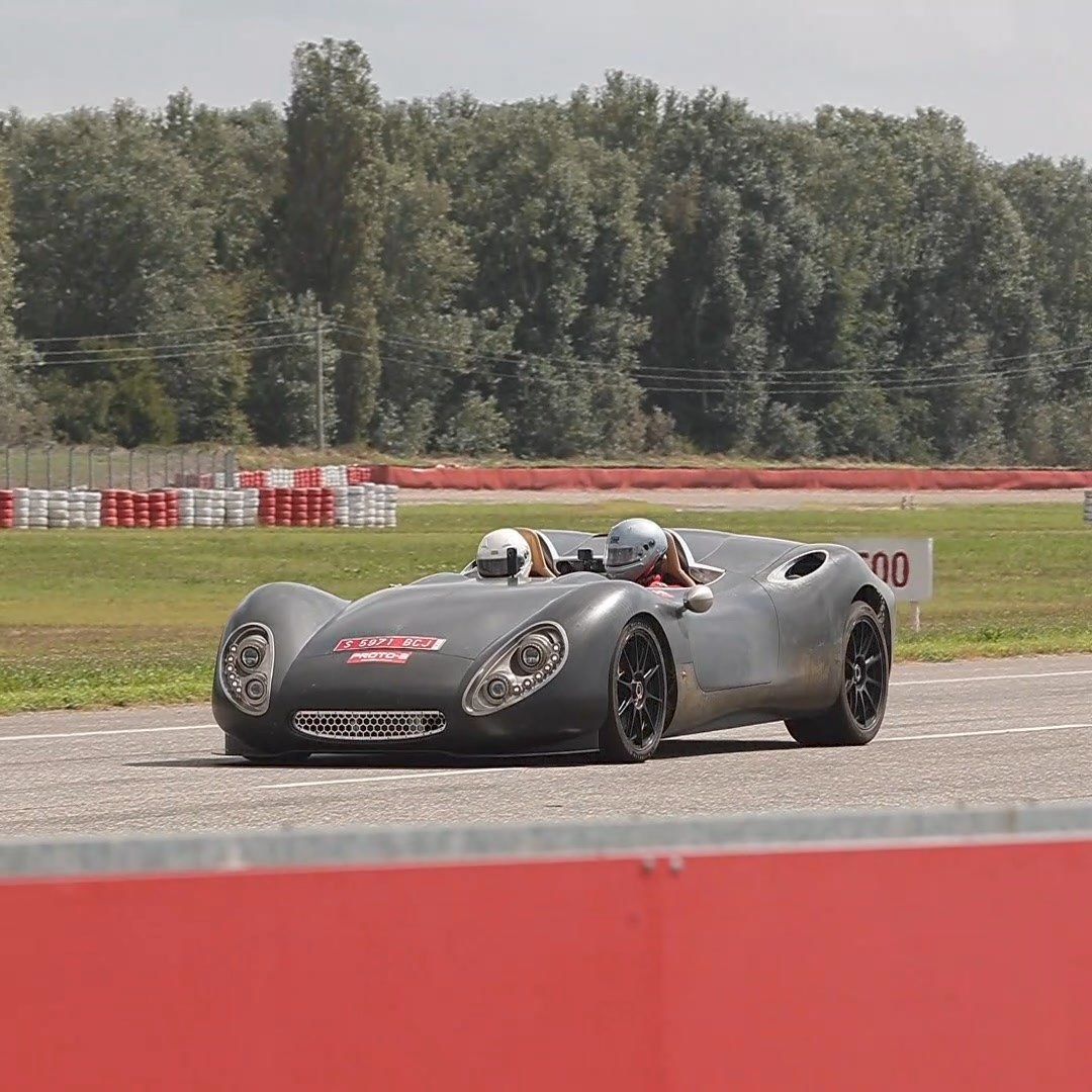 Braking test underway, quite pleased with the result! #corbellati #missile #corbellatimissile #barchetta #coupe #targa #weapon #hypercar #hypercars #supercar #supercars #luxury #luxurycars #jewelry #handmade #fast #fastestcarsintheworld #records #record #unique #billet #machined #cnc #carbonfiber #becauseracecar #custom #custommade #construction #work #offroad