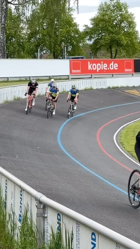 Warmfahren für die Tour d‘Energie in Göttingen