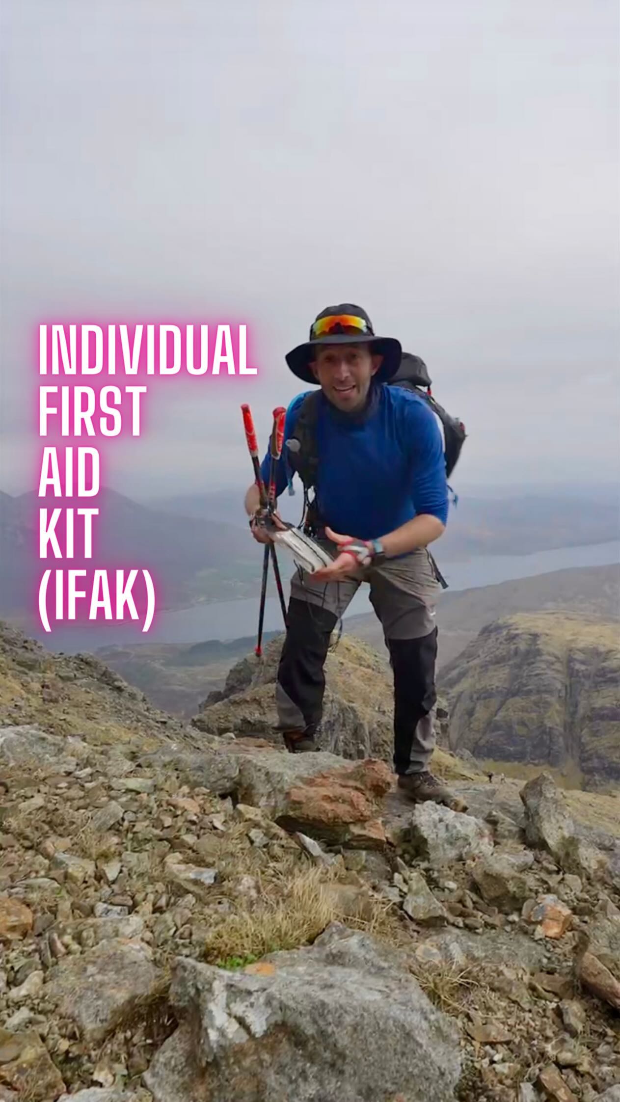 Here’s my stripped-down Individual First Aid Kit (IFAK) for UK hills/mountains summer hikes. It’s intended to be lightweight and cover essential/ common problems.
What have I missed? What should I take out to save a few grams? 👇👇👇
👋Non-sterile gloves - for PPE
💊Simple analgesia (paracetamol + ibuprofen) - pain relief
🩹Small and large dressings - wound care
🩹Steristrips - lacerations
🦴9 inch SAM splint - immobilising upper limb fracture
🤕Cohesive bandage (3M Cuban) - immobilising/dressing/haemorrhage control
🚑Gauze - haemorrhage control/pressure/wound cleaning.
🛠️Leatherman Squirt PS4 multitool.
🛠️Zip ties - fixing stuff (people and gear!)
🛠️Duct tape - fixing stuff (people and gear - sometimes I store this by wrapping around a water bottle)
🦶Compede - blister care
#worldextrememedicine #wildernessmedic #expedition #doctor #nurse #paramedic #wildernessmedicine #remotemedicine #prehospitalcare #frec @theadventuremedic
@exewildernessmedsoc @wildernessmedglasgow @dundeewems @cardiffwems @buwms @leicester.wems @wemssgul @manchester.wms @notts_wms @wmsmededsoc @utk.wildernessmedicine @go_wme @wildernesscambridge @uclwildernessmed @wildernessmedicineclub.ucd @thewildernessmedic @wildernessmed__compnw @wildernessmedicineofutah @wildmedireland @wilderness.mss @taffs.tv @meresupplies @sheffieldwildernessmedicine @wildmedwednesday @wildmedsociety @wildernessdentistry @brumwildernessmedics @wildmedtraining @nclwilderness @wildmed @kclwms @auwems @uclwildernessmed @canadianwildmed @wemssgul @endeavourmedical @kendalmountainfestival @gonewildfestival @armchairadventurefest @remotearearisk @paramedicast_ @meresupplies @coderedtraining @realfirstaid @thewildernessmedic @spelsie_sarah_catherine