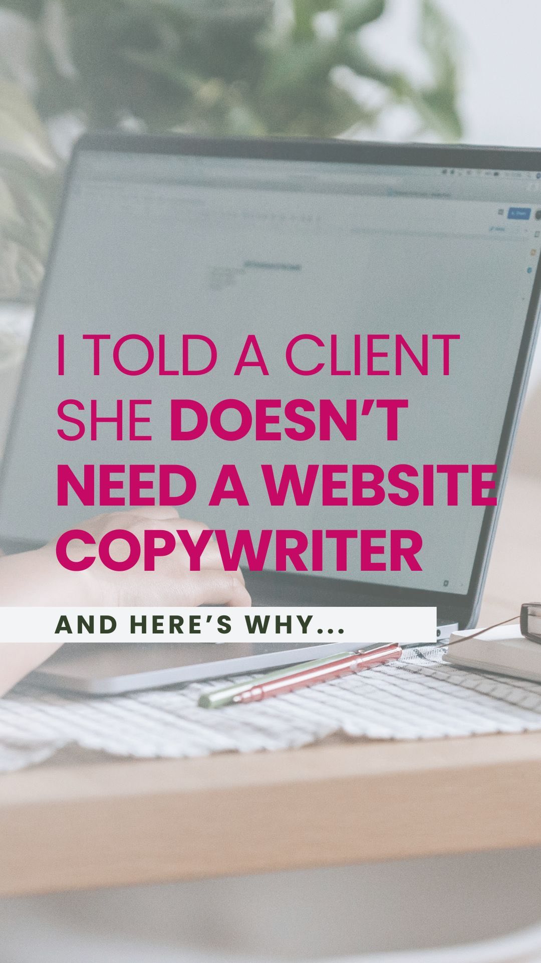 A few month back, I ignored that gut feeling that told me a client wasn’t the right fit.
Don’t get me wrong, I was really excited about this project at first, but as things moved forward, alarm bells started going off.
It wasn’t long before the whole thing fell apart, and my client ended things over text 😩
Looking back, I realise I had a gut feeling about this right from the discovery call.
🤯Here’s where I messed up:
❌ I went in thinking it was all about what I could - specifically website copywriting
❌ I forgot to ask myself is this client the right fit for SpiritGal Copy and vice versa
❌ I didn’t leave room for flexibility in my service
But, hindsight’s a wonderful thing! With it comes the chance to learn, grow and improve how you do things.
Now when I book a coffee with a clients I’m not afraid to ask questions like:
✅ let’s figure out something that works best for you - what do you need
✅ Do you think this is the right time - let’s reconnect in 6 months
✅ Have you explored these resources before booking me?
✅ Are you looking to learn marketing yourself or have someone handle it for you?
✅ What problem do you think SpiritGal Copy can help you solve?
I think my biggest lesson from all of this is learning to step away from taking on every project that comes my way and instead…
Trusting that my business gut is leading me in the right directions 🙌
P.s I can’t guarantee I always listen to it but I’m gonna keep trying 😂😂
#businessgrowth #businessmistakes #learningasyougo #businesswoman #spiritualentrepreneur #keepevolving #copywritingbusiness #yoga #holistictherapies #spiritualbusiness #marketing #branding #starsigns #tarotreader #clairvoyant #gutfeelings #trusttheprocess #universeguidance #spiritualguidance