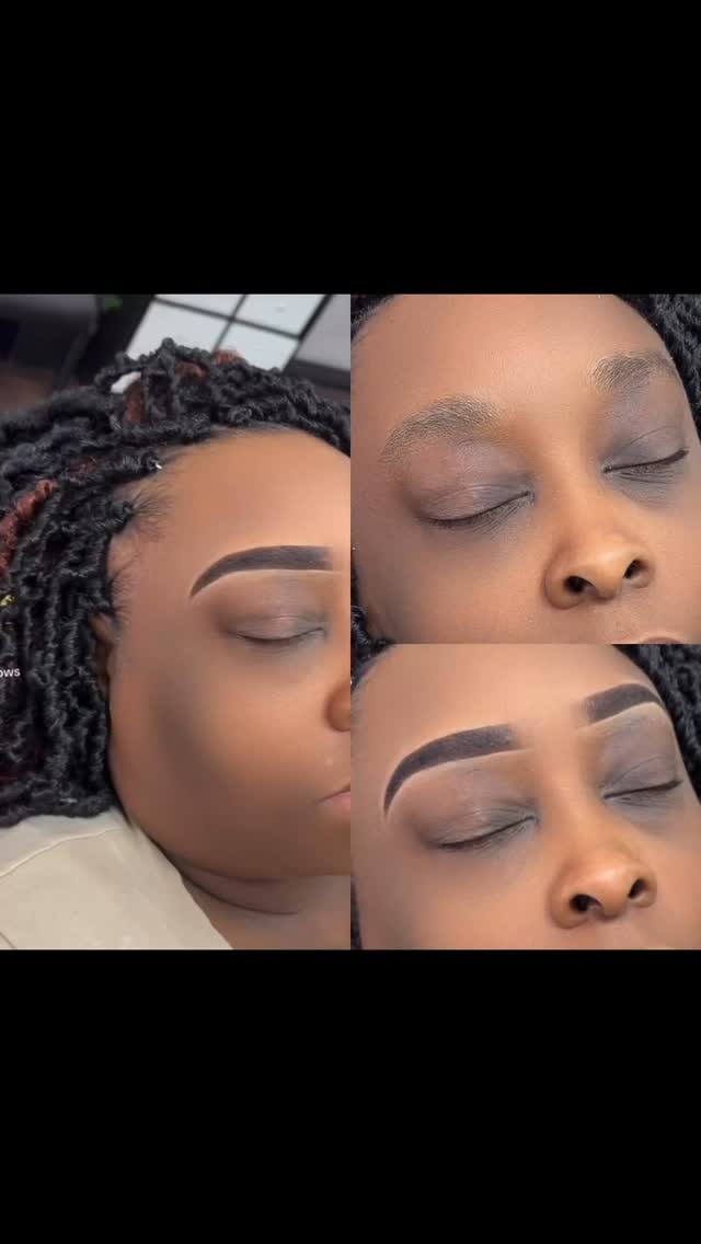 Brow air brush tint ❤️#arizona #mesa #mesaaz #themadbrows #brows #eyebrows #azbrows #browshaping #browlamination #threading #browtint #browtinting