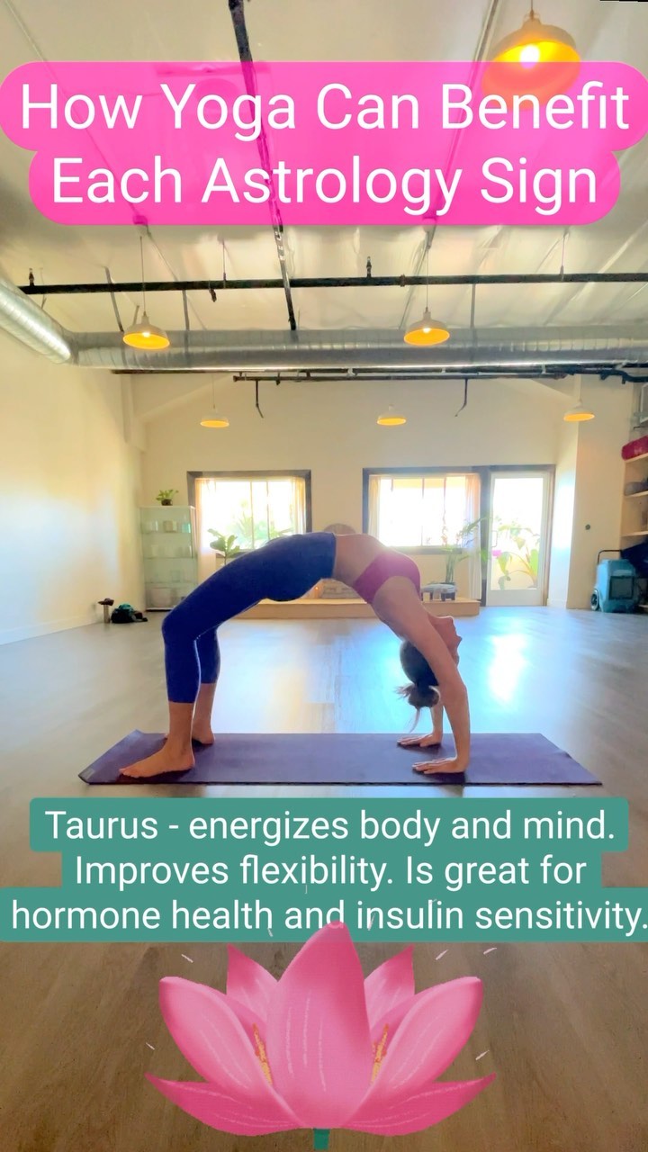 Zodiac Yoga ✨♓️⭐️🧘♀️⭐️♈️✨
.
Check your sun, moon, and. rising signs.
.
Yoga has helped me in so many ways, for the past 28 years!!
.
📕☁️Story Time!! I discovered yoga in a Religions of Asia class as an undergrad at Duke University (before studios were common, esp in the South). When I was in med school at U of Michigan, I started practicing with VHS and DVD tapes to help my stress, anxiety, and insomnia. There still weren’t any studios yet, even in progressive Ann Arbor. I did find one class, offered in a church basement. It turned out to be heated yoga tho, which was not what I was looking for at the time (it kinda stressed me out more). So, back to home practice I went. I eventually attended my first studio classes at Yoga Oasis in Tucson (where I did a rotation with Andrew Weil, MD) during my last year of med school. It was life-changing!!
.
After med school, I took an atypical break between med school and internship and lived at a yoga ashram in Virginia. I became a certified instructor and taught for a few years in Telluride, CO before returning to finish my internship and residency in Seattle and Tucson. I did sun salutations every morning for four years before work. I taught simple standing yoga to my colleagues on rounds and meditation + gentle yoga to patients, as well!
.
These days life isn’t so stressful (thankfully), but yoga still helps me grow in multiple ways - some of which seem distinctly aligned with my astrologic/personality strengths and challenges. Reflecting on that inspired this vid!
.
✏️I wrote a chapter on “Mindfulness, Meditation, and Yoga” in the Handbook of Wellness Medicine (Cambridge U Press, 2020)(on Amazon) presenting evidence-based benefits of yoga and meditation and a few of my stories from the ashram and beyond. Check it out if curious!
.
Have a great week! Hope this inspired you to #domoreyoga ♥️ and #learnastrology! I’ll keep trying to help with that!! 😄
.
Anyone else have a story about yoga (or astrology) changing your life? Share! 👇 If you liked hearing my story lmk. I’m writing a book and am trying to decide how many stories vs straight info to include!!
.
#yogastory #astrologyreels #yogareels #omganesha