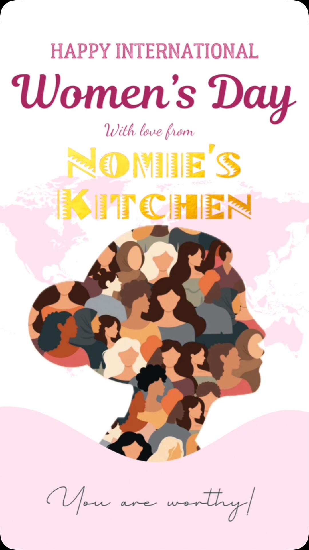 Happy International Women’s day with love from Nomie’s kitchen
Here’s to strong women and even stronger flavors! 💪🍴 This International Women’s Day, we’re celebrating the power, passion, and creativity that goes into every bite. Cheers to the women who inspire us daily—today and always! 💜
#WomenWhoFlavorTheWorld
#iwd2025
#internationalwomensday