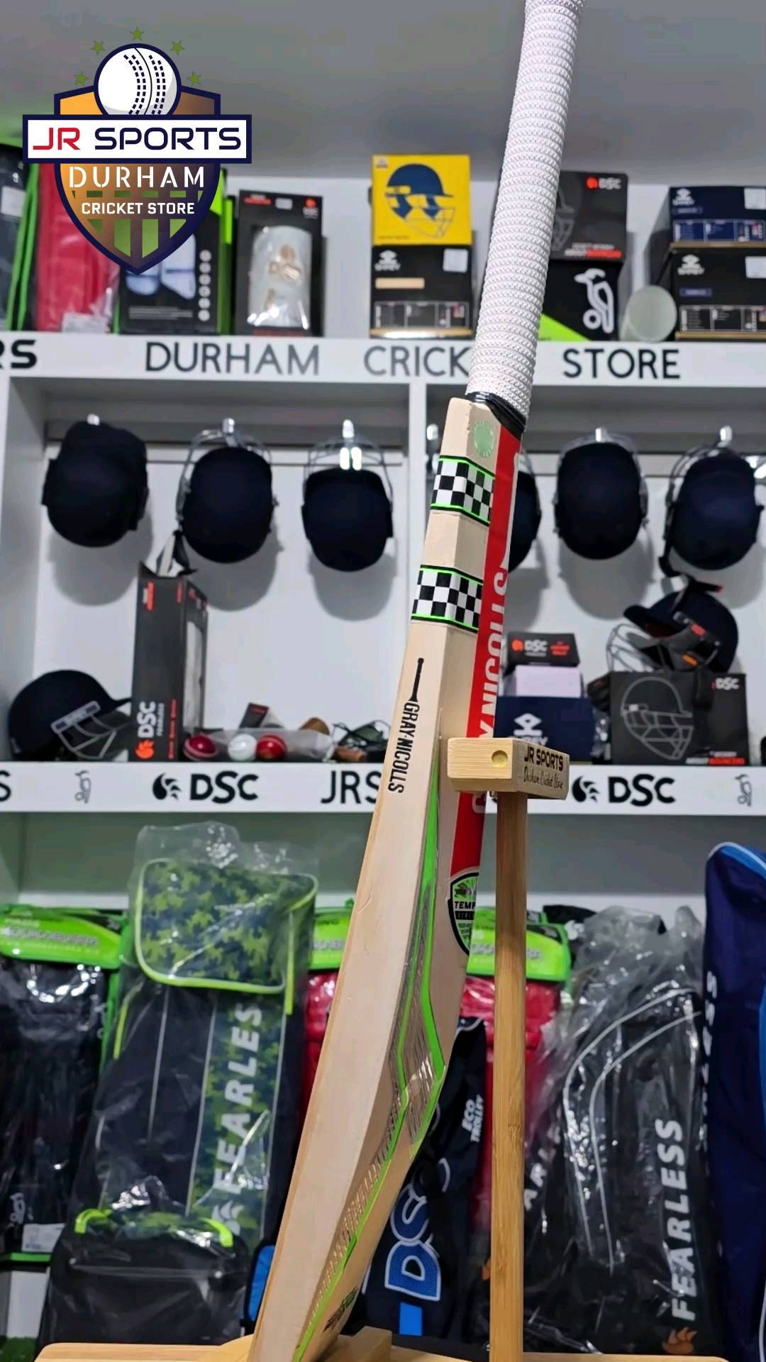 Gray Nicolls Tempesta 1.3! - Sold
This exquisite bat, handcrafted from the finest English willow, is a dream come true for any serious cricketer. The Pro Performance edition boasts a meticulously crafted profile for optimal power and precision.
The Tempesta 1.3 features a large hitting area with a mid-to-low sweet spot, perfect for generating booming drives. The Powercurve face maximizes ping and responsiveness, while the balanced weight distribution ensures effortless swing control.
Whether you're an aggressive hitter or a classical stroke player, the Tempesta 1.3 elevates your game to new heights. This is a bat crafted for legends!
#graynicolls #graynicollscricket #tempesta #properformance #cricketbat #englishwillow #englishwillowbats #Handcrafted #PowerHitting #PrecisionShots #CricketLove #MasterClass #durhamcricketstore #durhamregion #cricketincanada #cricketcanada #ontario