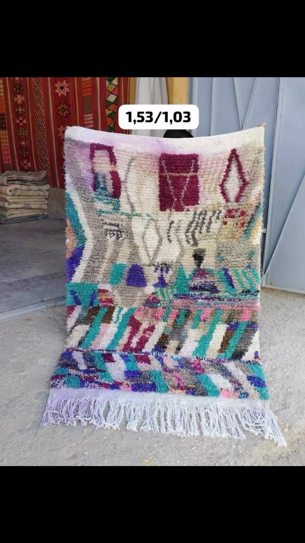 "Exciting news! Kaouki & Afrkach have merged to bring you the best of Moroccan craftsmanship, supporting local artisans every step of the way. Introducing our exquisite Boujad rugs, handwoven with love and tradition using premium wool. From small sizes to larger ones, there's something for every space. Plus, as a travel agent, Kaouki ensures seamless international delivery, bringing a piece of Morocco to your doorstep. DM for more info and indulge in timeless elegance for your home. 🏡✨ #KaoukiAfrkach #BoujadRugs #MoroccanCraftsmanship #Wool #SupportLocalArtisans #TravelWithKaouki #HomeDecor #InternationalDelivery"