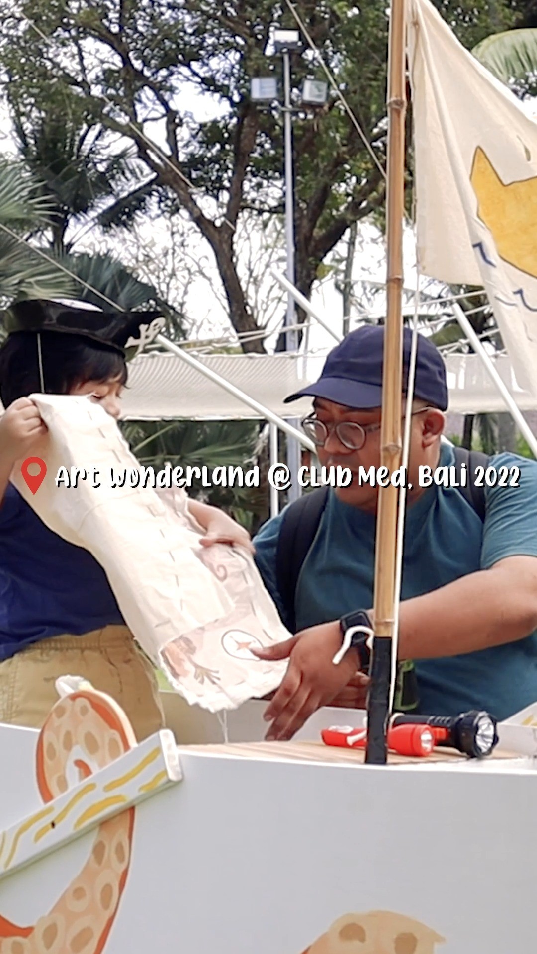 🌴 In June 2022, we had the amazing opportunity to work with Club Med Bali to create an art installation for their Amazing Family Programme. So off we went to Bali for 3 weeks, packed all our materials that we needed to make 'Of Dreams and Adventures' - have a look at how it turned out!
'Of Dreams and Adventures' encouraged children and families to dream about their next adventure, wherever it may take them! All you need is a little imagination and curiosity.
Fast-forward a year later to May 2023, we're going back to Club Med - Bintan this time, to conduct family friendly art workshops for Body & Soul from 7 - 25 May - link in bio! We're excited ✨