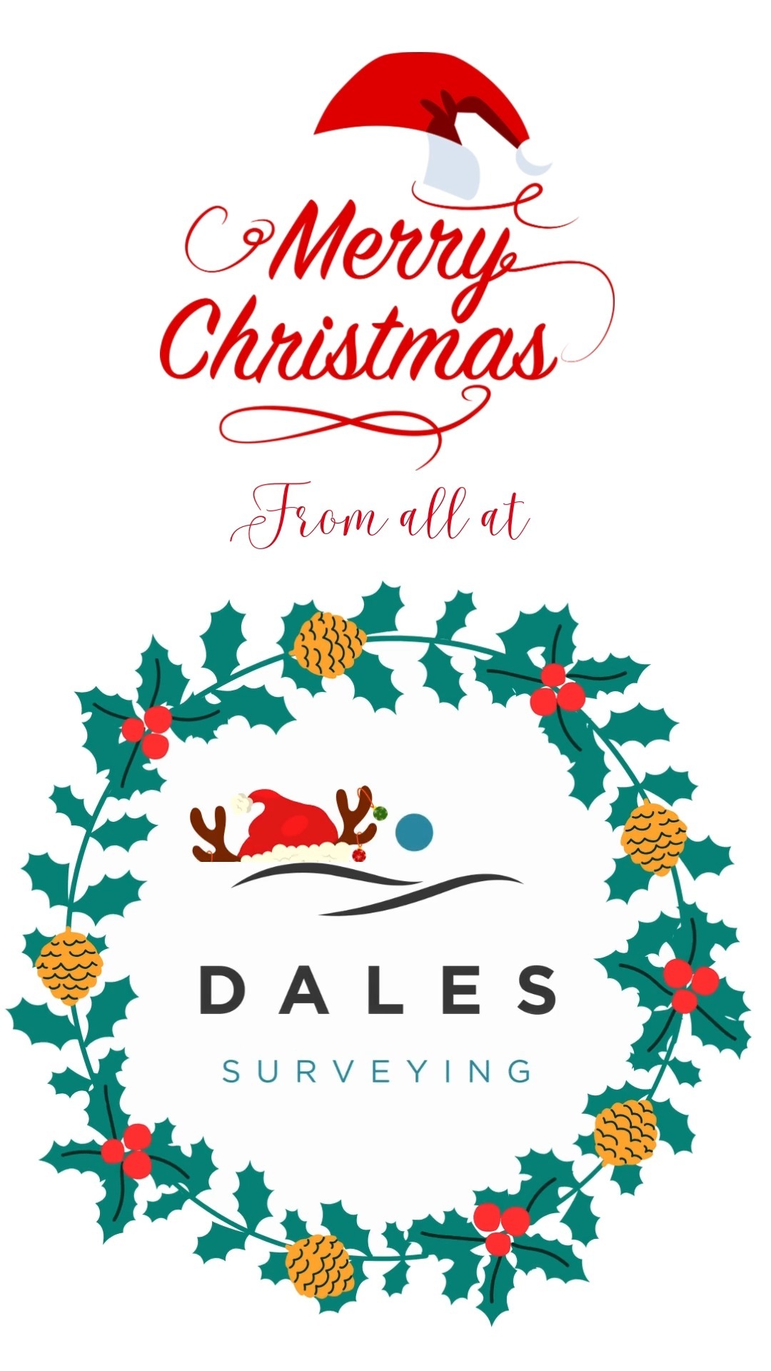 🎄Wishing you a Merry Christmas, from all at Dales Surveying Ltd 🎄