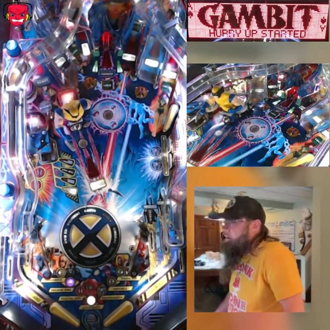 Completing the #Gambit hurry up feels so good!
X-Men (Stern-2012)
To complete gambit hit the pop bumpers about 125 times then send the ball up the Beast orbit on the left. When it reaches the upper right flipper, flip it across the playfield to hit the pop bumper sandwiched in between the back of the Wolverine bash toy and the Storm ramp to complete.
Consider following my Twitch channel as a FREE way to support my content.
Twitch.tv/angryoldmangamingofficial
AngryOldManGaming.com
.
.
.
.
.
.
.
.
.
.
.
.
.
.
.
.
.
.
.
.
@angryoldmangaming.official #retrogaming #retrogamer #twitch #twitchaffiliate #epicpartner #epicambassador #smallstreamersconnect #silverball #sternpinball #pinballlife #strangerthings #achievement #pinball #ifpa #love #angryoldmangaming #arcadeclassics #follow4followback #pinballwizard #followforfollowback #gamerlife #arcade #wolverine #pinhead #pinballarcade #pinballmachine #xmen #pinballmachines