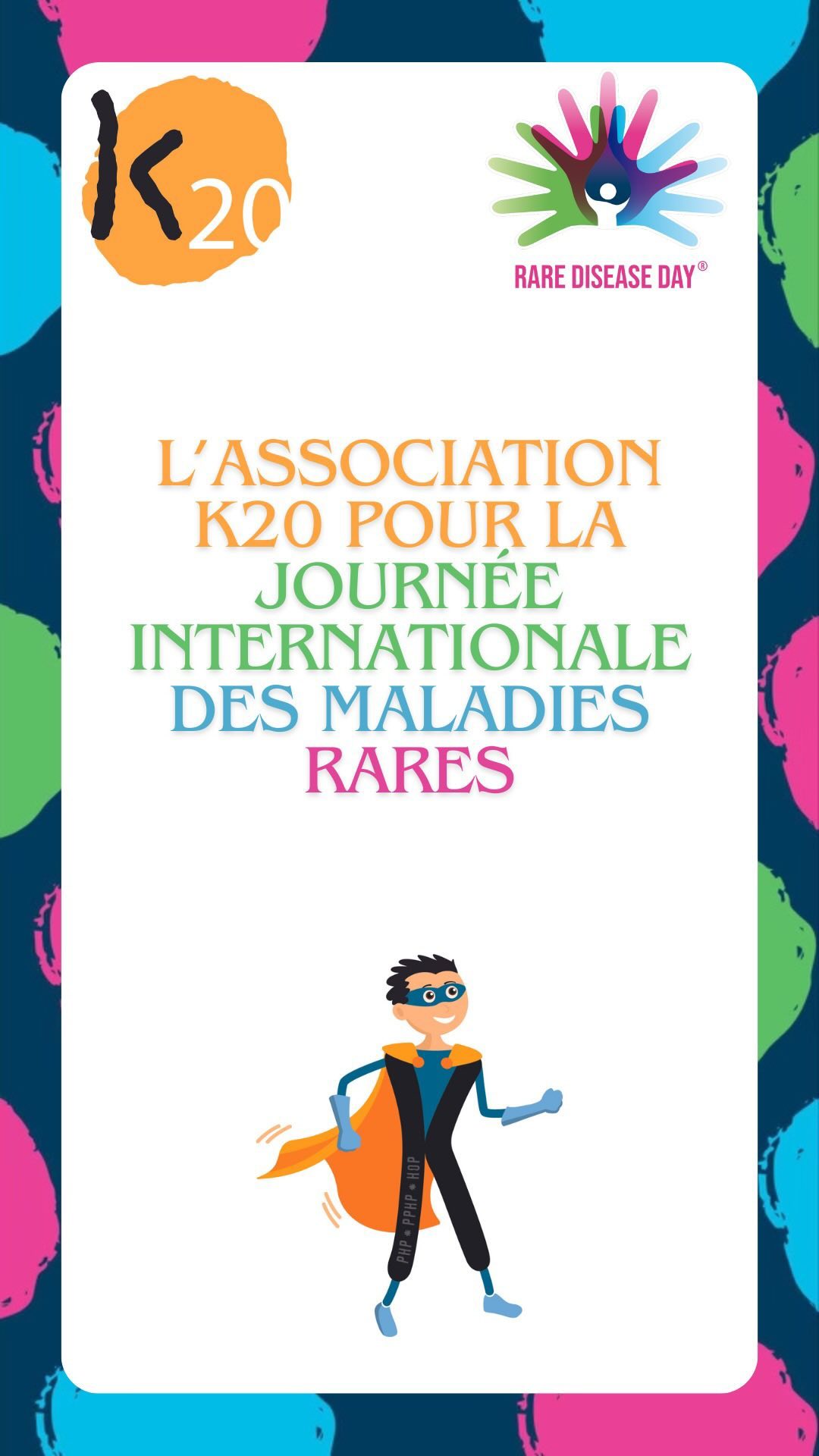 Le 29 février 2024, une journée rare pour les maladies rares !
.
.
.
#29fevrier #29fevrier2024 #rarediseaseday #rarediseaseday2024 #associationk20 #k20 #maladiesduchromosome20 #maladiesrares #rarediseases