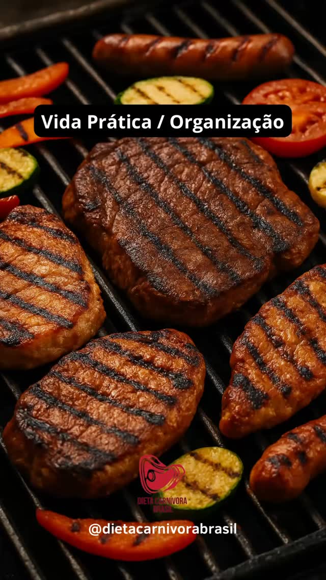 Grelhe, congele, repita. A rotina ideal do carnívoro! 🔥🥩
📲 Para mais dicas, siga @dietacarnivorabrasil e consulte a nutricionista Tania Alves do @nutridados para um acompanhamento personalizado! 👩⚕️🥩
#DietaCarnívora #OrganizaçãoAlimentar #ComidaEmLote #VidaSimples