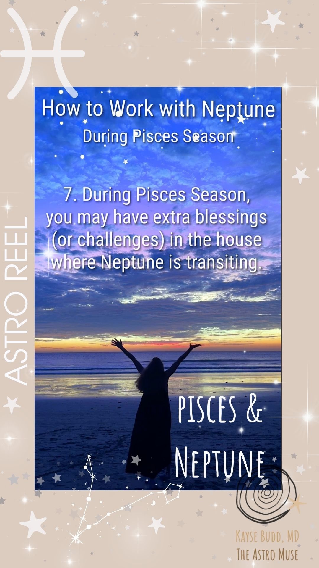 Pisces Season!!! 🤍☁️♓️🌊
.
Who else loves it??
.
If you have Pisces on any of the chart angles (Ascendant, IC, Descendant, MC) or any planets in Pisces, this time of year is extra potent for you. It may also be a sort of “home” vibration if you have a prominent Neptune in yr chart (Neptune next to your sun, moon, nodes, Jupiter, or or one of the chart angles). People with a lot of 12th house placements also resonate strongly with Pisces energy.
.
If none of that describes you, it’s okay! Everyone has Pisces somewhere in their chart, even if no planets are there. The sun is there by transit right now (and Neptune + Saturn). The sun’s transit means you have a month of Piscean influence you can tap into in some of area of your life.
.
This vid will show you how!! ✨
.
Happy new moon in Pisces tomorrow. 🌚 New moons are my favorite. The Pisces moon window is already open today as I write this. It’s a little heavier or more serious moon than normal (for Pisces) due to Saturn’s current transit of Pisces. But it’s still a lovely energy and a beautiful time to feel into the Pisces flow described in this vid.
.
💫 If you’re looking to manifest some fresh magic in your love or professional life this new moon, check out my ebooks on finding your purpose and finding your soulmate. Details in my link>>website. 🫶
.
PS. This was a real sunset I experienced when I was living in Costa Rica!! Not photoshopped. I was so inspired by the colors and ethereal energy, I made this vid!
.
#piscesnewmoon #piscesseason #astroreels #astrology #watersigns #astrologersofinstagram