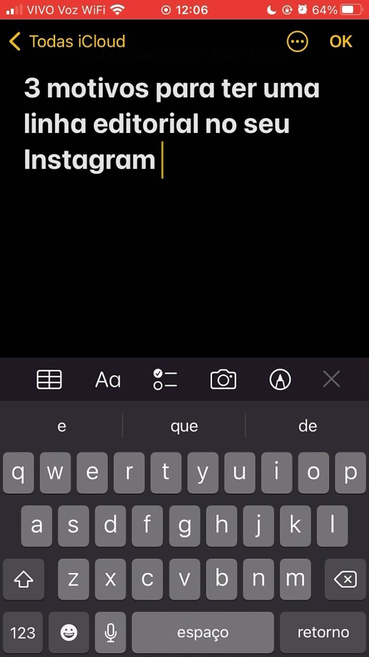 Sim, às vezes é difícil ter tanta ideia de conteúdo. Mas a construção de uma linha editorial pode ser o caminho para criatividade e organização!
#socialmedia #marketingdigital #marketingdeconteudo #conteudodigital #estrategiadigital #marketingestrategico #socialmediamarketing