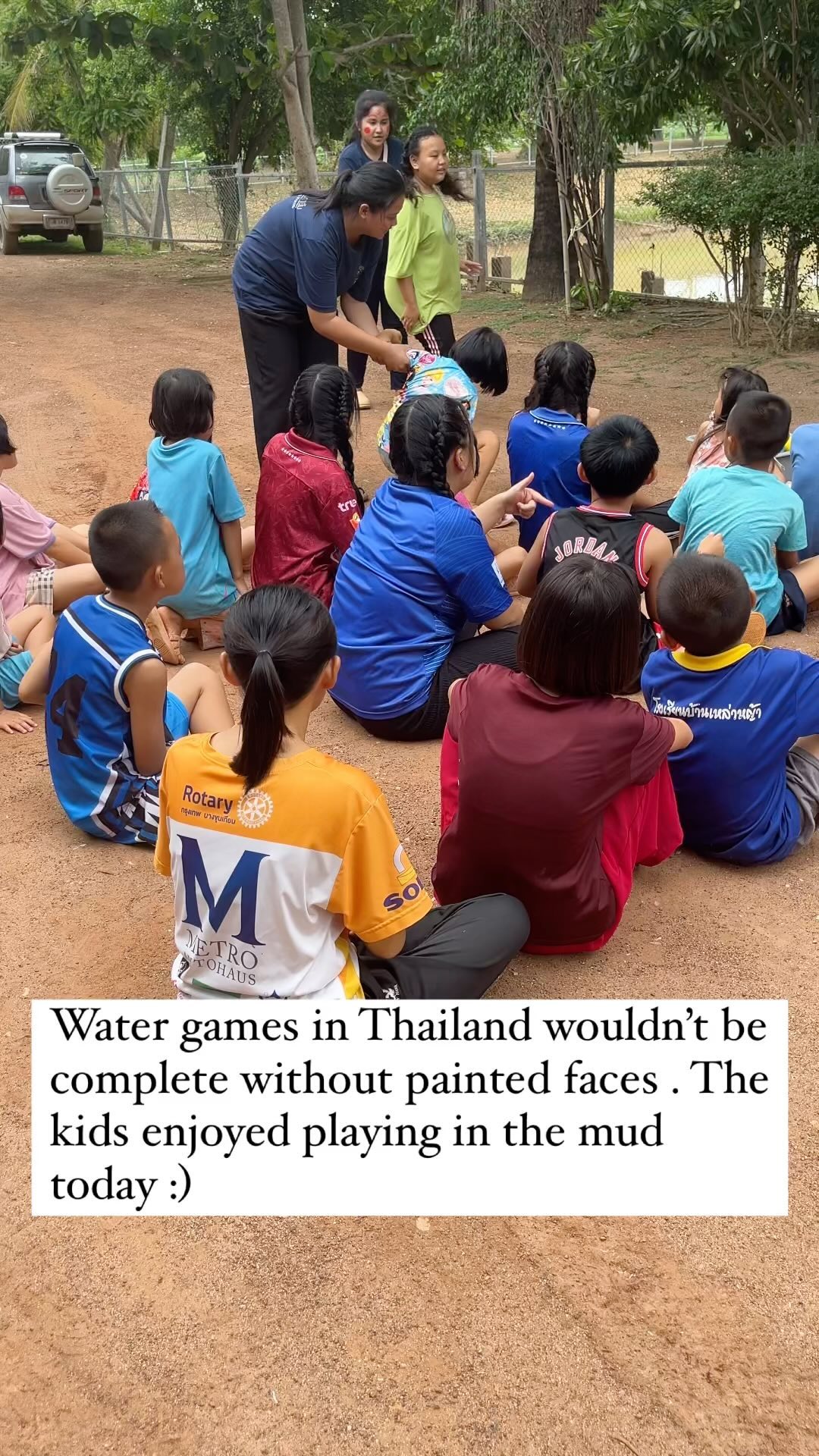 Thailand paused today in honor of the Queen’s birthday which meant we got a bonus day with the kids home from school. The office staff planned some fun water games and the kids are going to bed tired tonight. 💦
