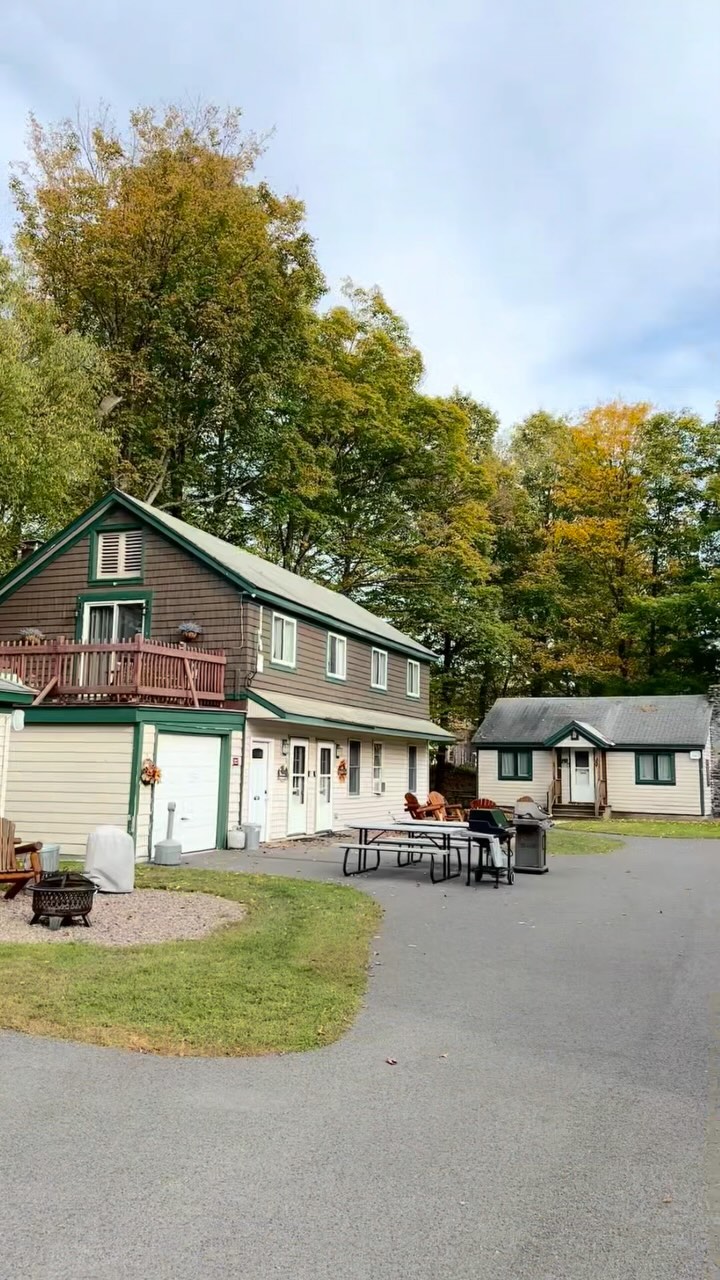 Ever so beautiful ADK Fall 🍃🍂 Book your stay at villagecottages.com today and enjoy this magnificent season! #adkfall #adirondackmoments #adirondacks #oldforgeny #fall #getaway #booknow