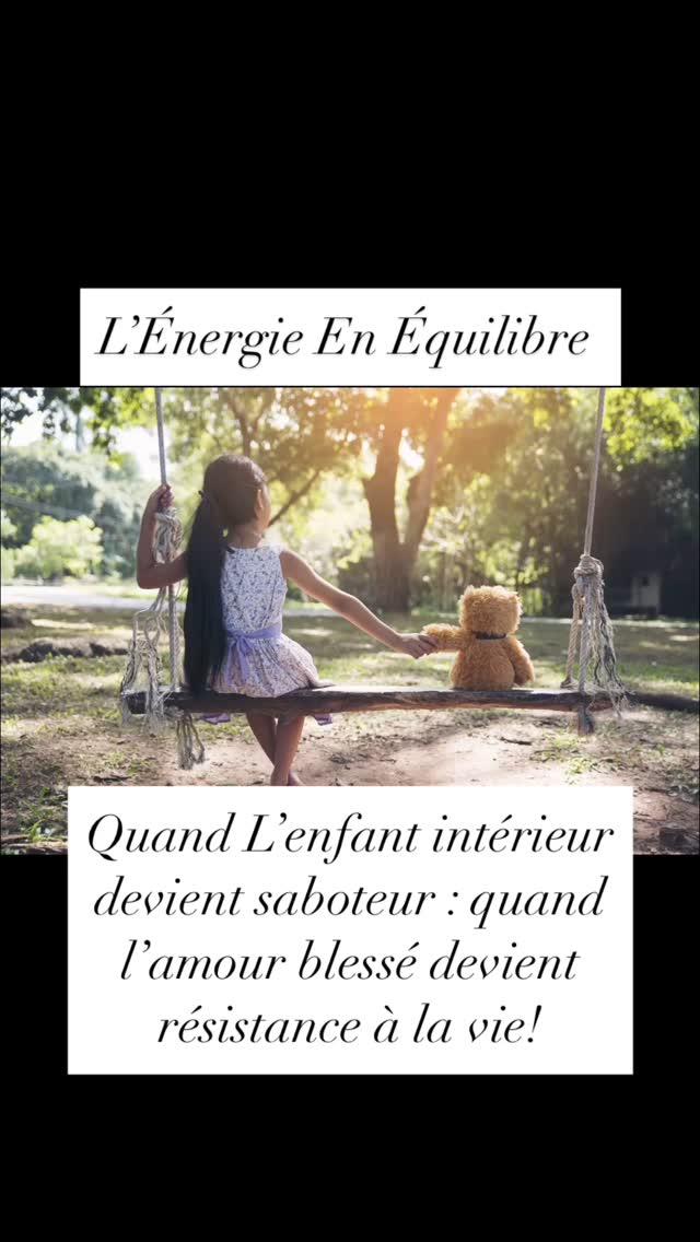 💗 Et si c’était le bon moment pour prendre soin de cet enfant qui attend encore ?
Je vous accompagne, avec douceur, respect, et présence.
📩 Contactez-moi si vous sentez que c’est le moment. Ensemble, nous irons là où l’énergie peut à nouveau respirer.
Lien vers l’article :
https://www.lenergieenequilibre.com/post/quand-l-enfant-intérieur-devient-saboteur-quand-l-amour-blessé-devient-résistance-à-la-vie
#énergieoriginelle #coachingprofond #énergieenéquilibre #soinénergétique #lenergieenequilibre #transformationintérieure #harmonie #joiedevivre