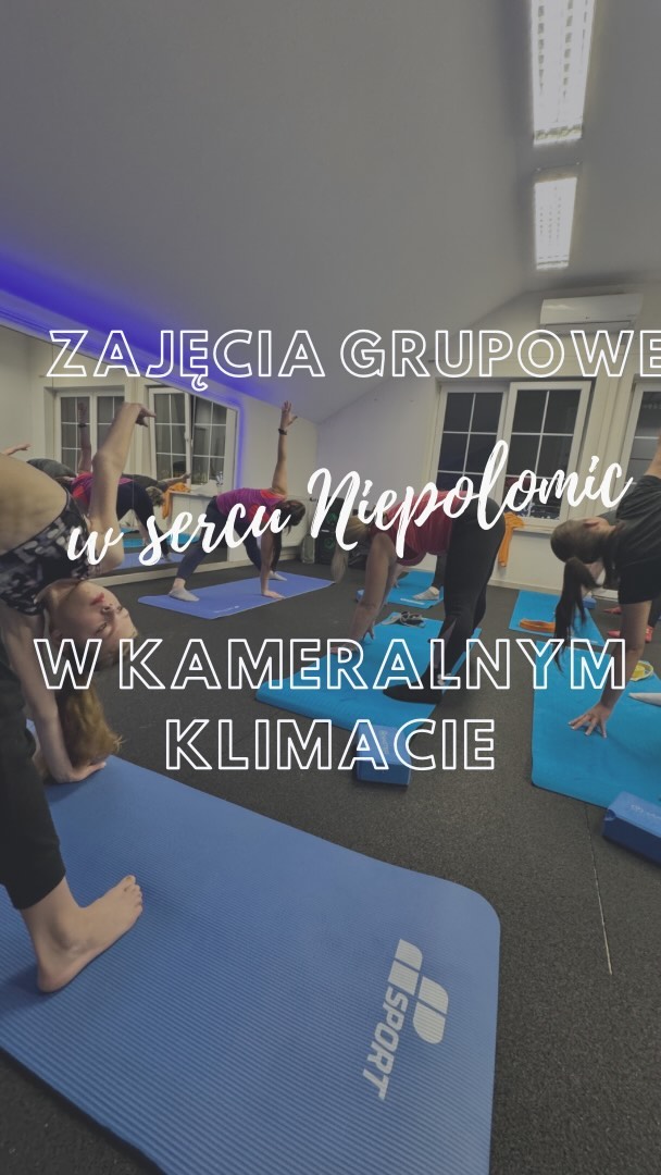 ZAJĘCIA GRUPOWE - BUTIKOWE
Kochani! Zaktualizowaliśmy harmonogram zajęć o nowe rozwijające ciało i ducha zajęcia z myślą o Was!
Nasze niezawodne, doświadczone instruktorki @katarzyna_wywial i @bats_zumba_gorodok sprawią, że poczujesz się jak młoda bogini młody bóg ☺️✨ w naszej ofercie aktualnie mamy:
🔹Stretching
🔹ZUMBA (dorośli)
🔹ZUMBA GOLD (seniorzy)
🔹 full body workout Tabata
🔹 Power STEP
🔹 TRENING GRUPOWY -obwodowy
🔹 Zdrowy Kręgosłup (wzmacnianie)
🔸 Treningi personalne 1na1
W związku z licznymi pytaniami dot. Yogi - Otóż tak😁 ja również dla Was wprowadzimy!
Harmonogram oraz cennik znajdziecie w stories na Instagramie, w linku w bio ⬆️ „Pełna oferta w jednym miejscu”
Oraz na naszej stronie internetowej w zakładce :
Trenuj z nami ➡️ ZAJĘCIA GRUPOWE
✔️ HONORUJEMY PAKIETY
Honorujemy karty @medicoversport oraz @vanitystylepl (grupa kapitałowa -pokrewna Multisport) FITPROFIT
✔️ GDZIE NAS ZNAJDZIECIE ?
W samym centrum Niepołomic na przeciwko parku w pawilonie Lewiatan Wnęk 👋🏼
Ul. 3 Maja 13 1 piętro 📍
Czekamy na Was!
✔️ ZAPISY ?
▪️ online przez booksy.com 👩🏼💻
▪️ telefonicznie 📲
➡️ INFORMACJA ⬅️
Kochani! W trosce o Wasz komfort nasze grupy to maks. 7 osób. W związku z tym prosimy Was o wcześniejsze zapisy. 🏃🏼♀️🏃🏼❤️
Jeżeli zależy Wam na przyjaznej luźnej atmosferze na zajęciach oraz na efektywnym treningu, nasze miejsce jest dla Was!
——————
Kontakt
📲 451 060 072
👩🏼💻 studiobalans.booksy.com
👩🏼💻 studiobalans-niepolomice.pl
📍 Ul. 3 Maja 13 Niepołomice