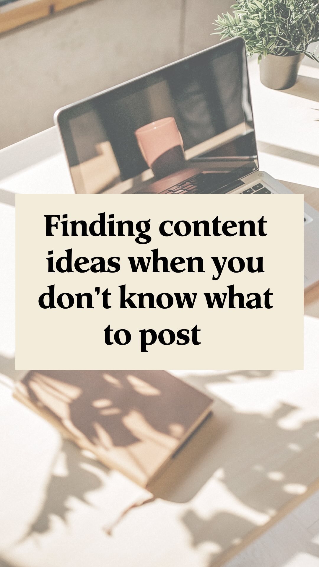 Not sure what to post next on your socials? I’ve got your back - check out my quick, free, and easy way to find content ideas for your posts! No more running out of ideas.