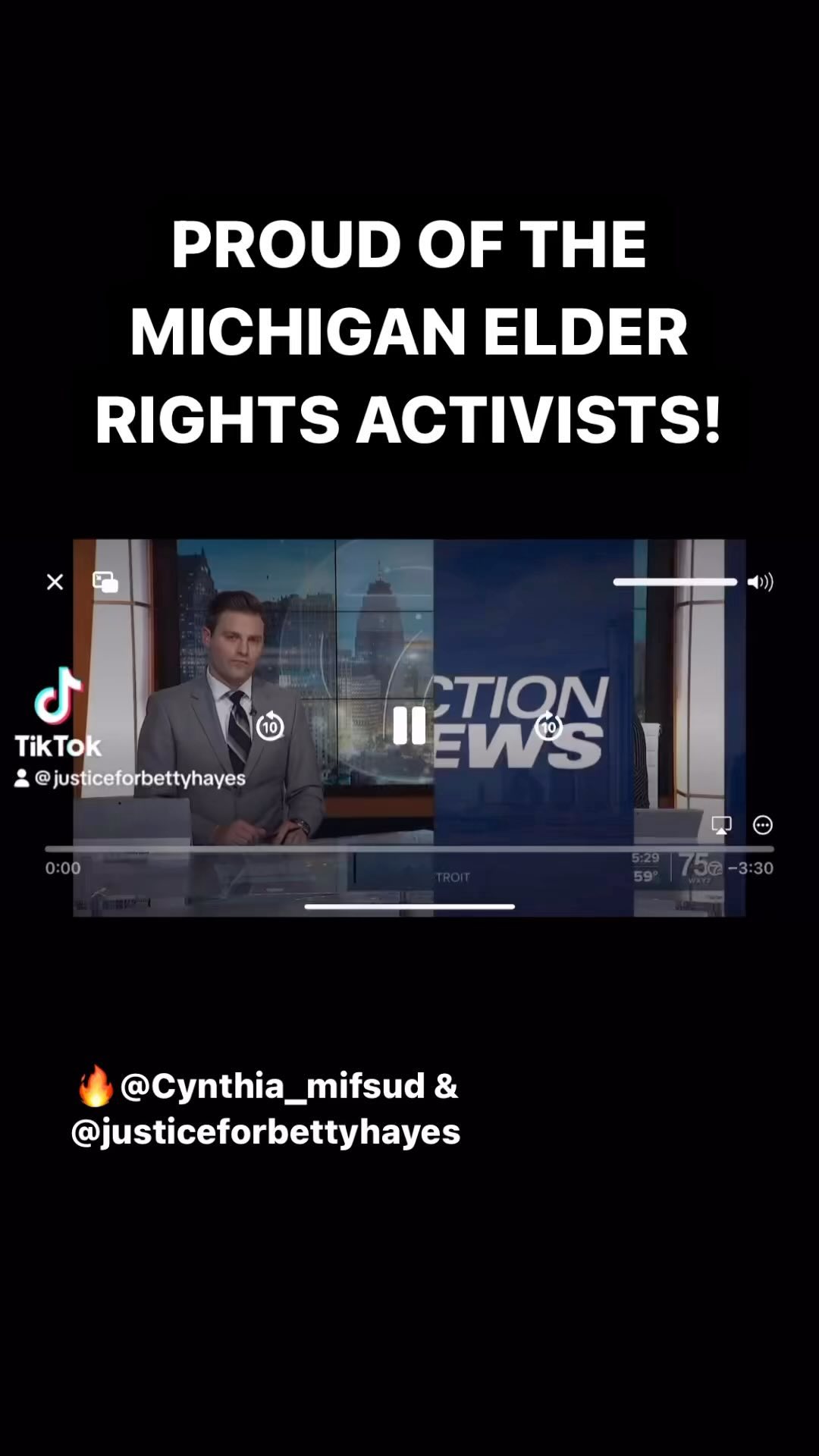 These individuals have done and are continuing to do the WORK. Fighting #conservatoship and #guardianship battles are likely one of the toughest legal fights you might ever encounter. We hope you don’t ever have to experience it. But stay ready so you don’t have to get ready. Be prepared as you age, protect your parents, relatives, Godparents, 2nd Mom’s & Dad’s and neighbors. Also please support elder rights groups as they are doing the work so others may not have to.
Sending you love and strength Cynthia and Michigan Activists!
#abolishconservatorships #abolishguardianships #elderrights #humanrights #civilrights #activists #unite
🔥🔥❤️Repost from @cynthia_mifsud